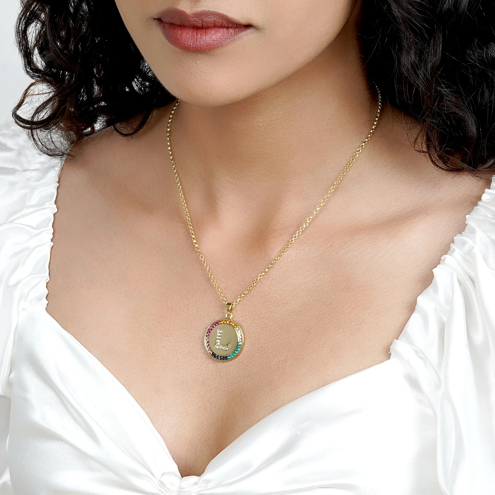 Starlet Alphabet L Necklace - Image 2