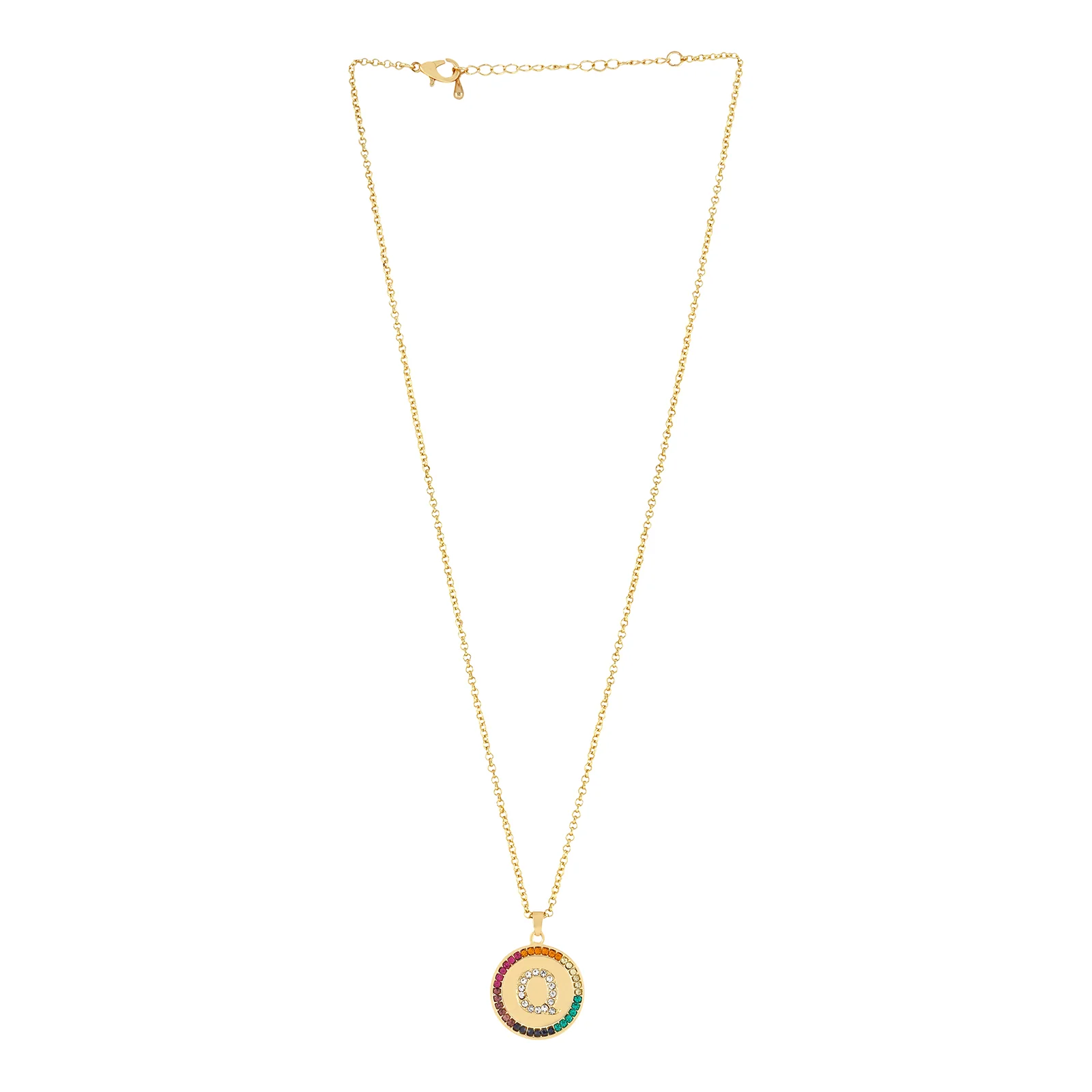 Starlet Alphabet Q Necklace - Image 3