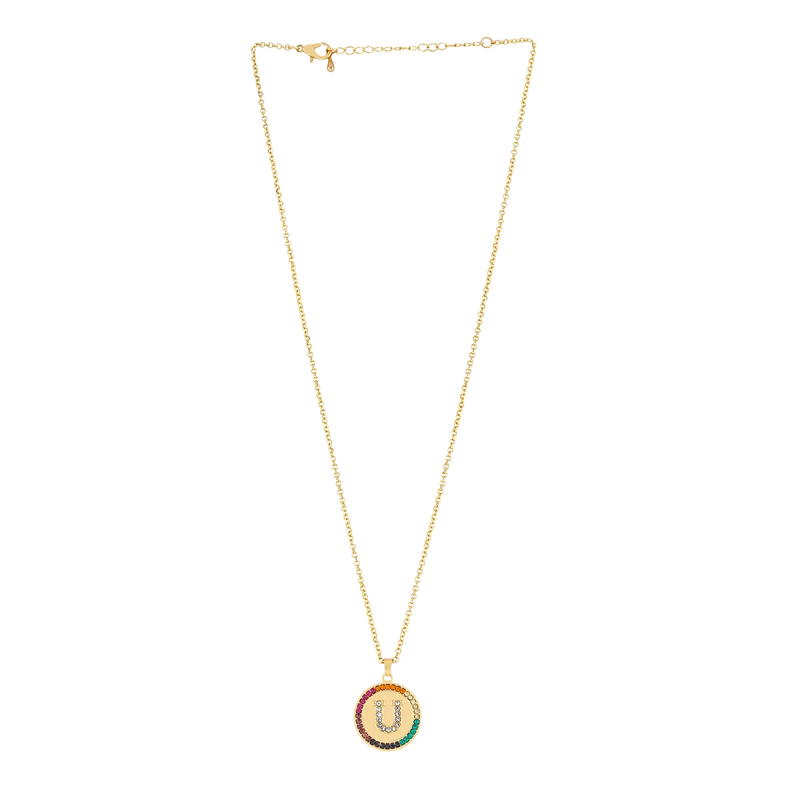 Starlet Alphabet U Necklace - Image 3