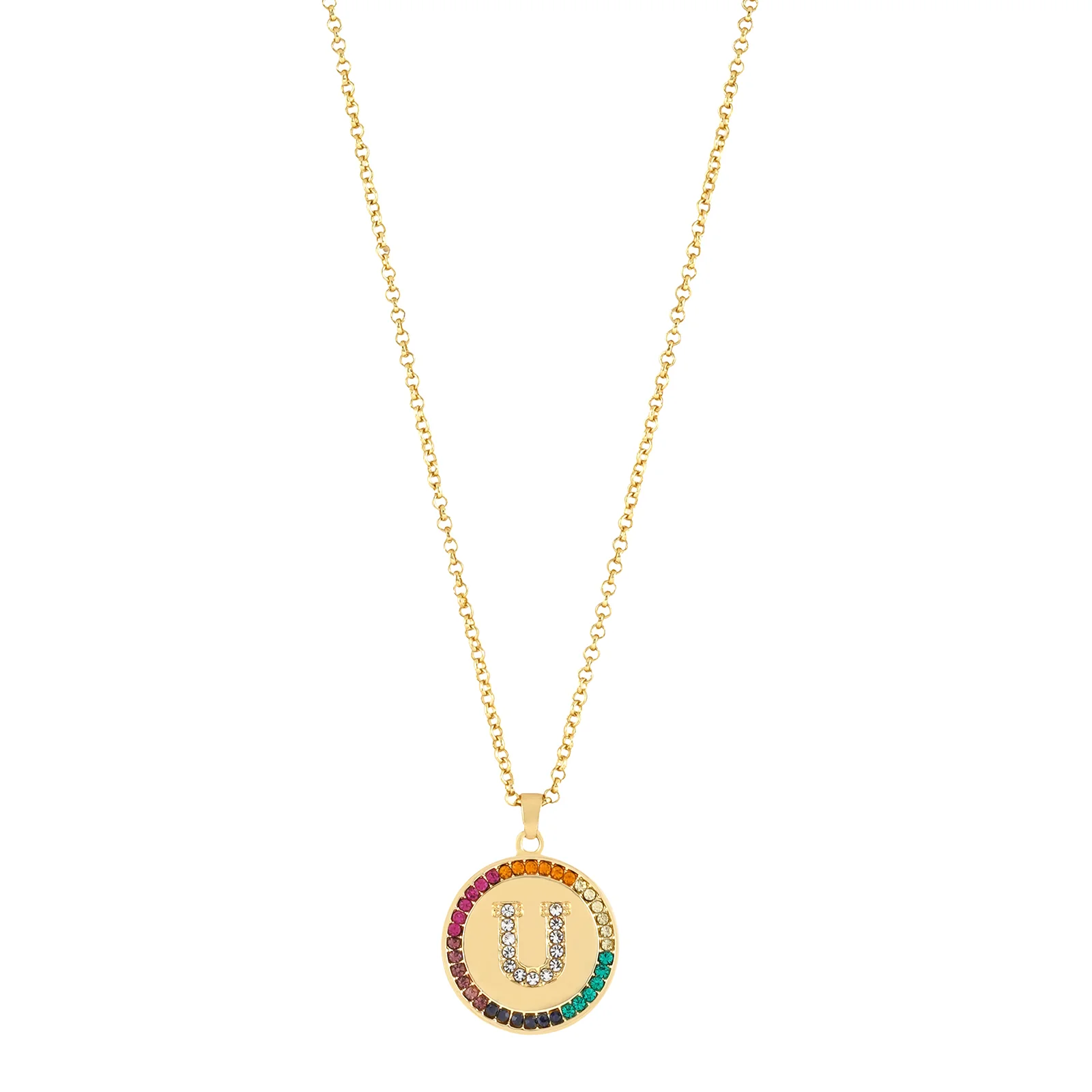 Starlet Alphabet U Necklace - Image 4