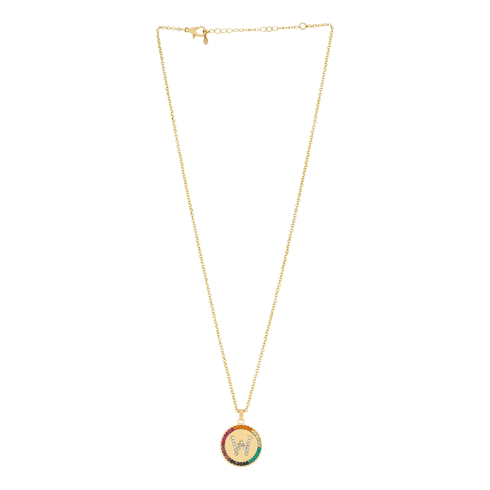 Starlet Alphabet W Necklace - Image 3