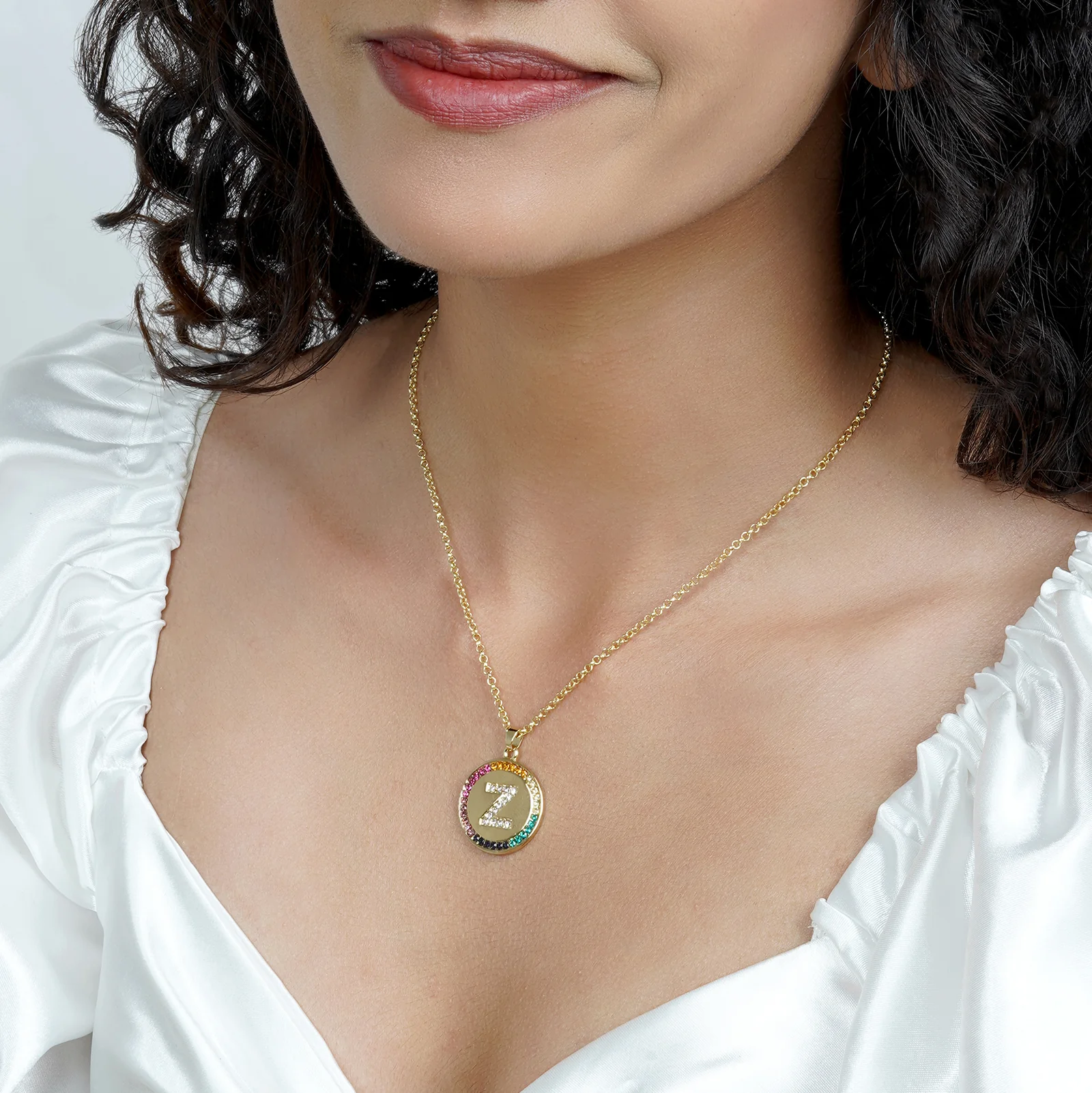 Starlet Alphabet Z Necklace - Image 2