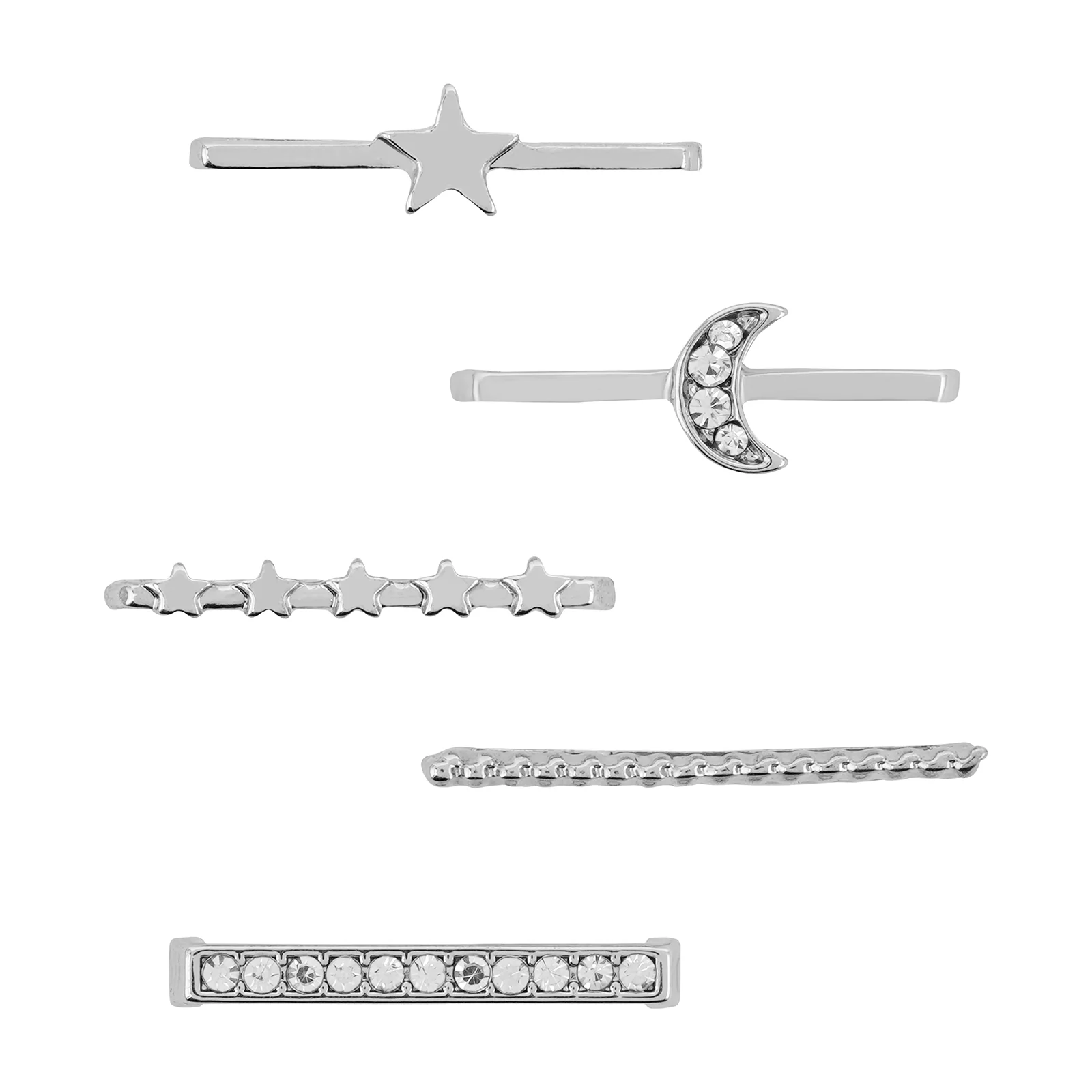 Starry Cosmo Silver Ring Watch Charm - Image 3