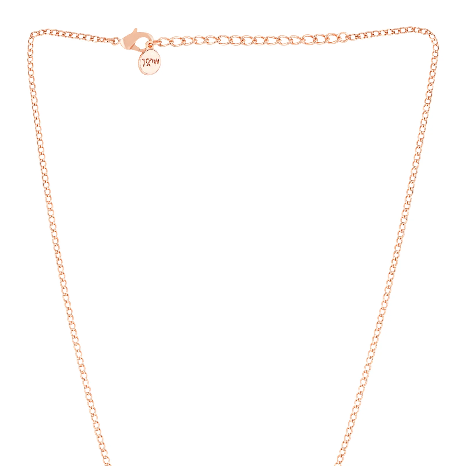 Starry Rhinestone Rosegold Necklace Charm - Image 5