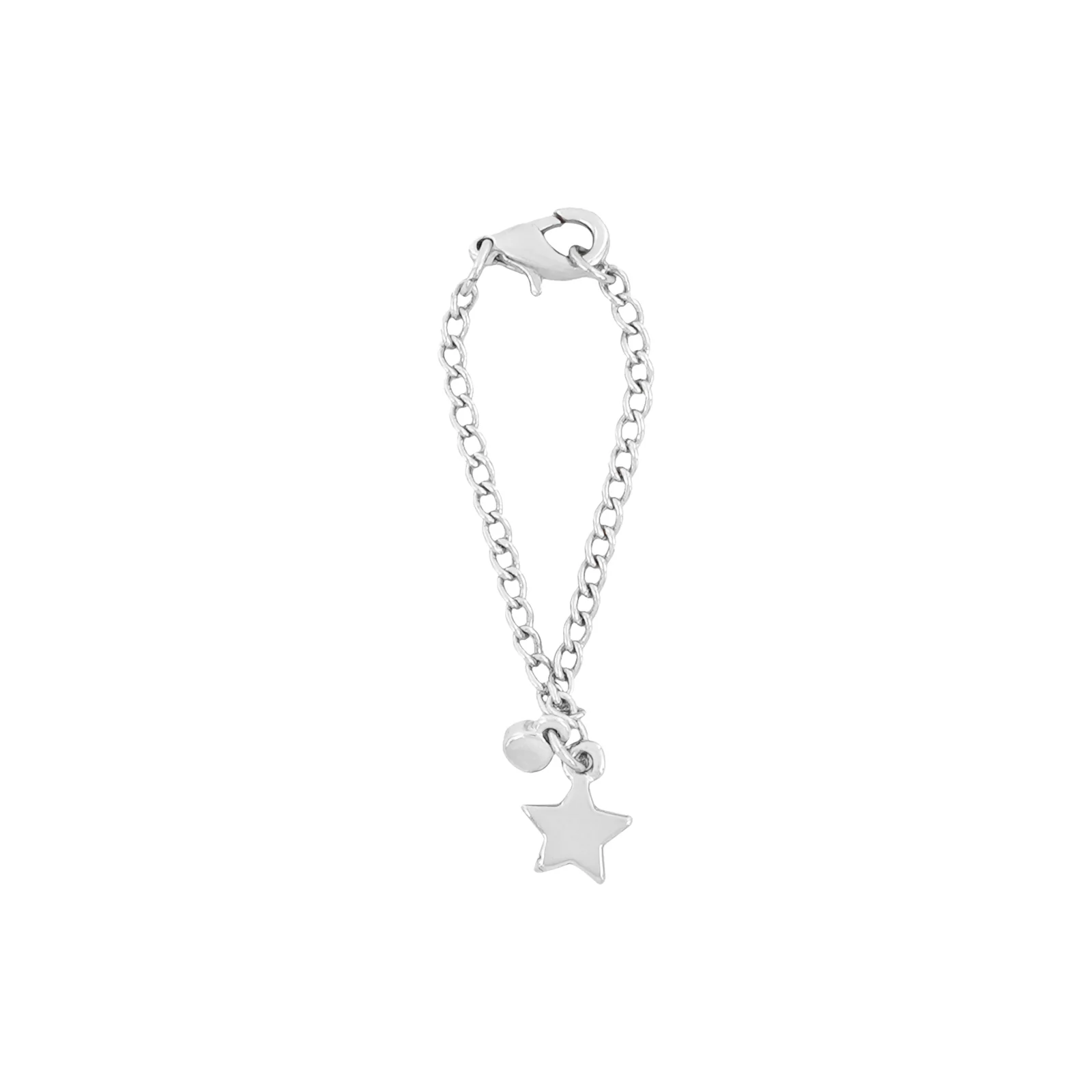 Starry Rhinestone Silver Watch Charm - Image 5