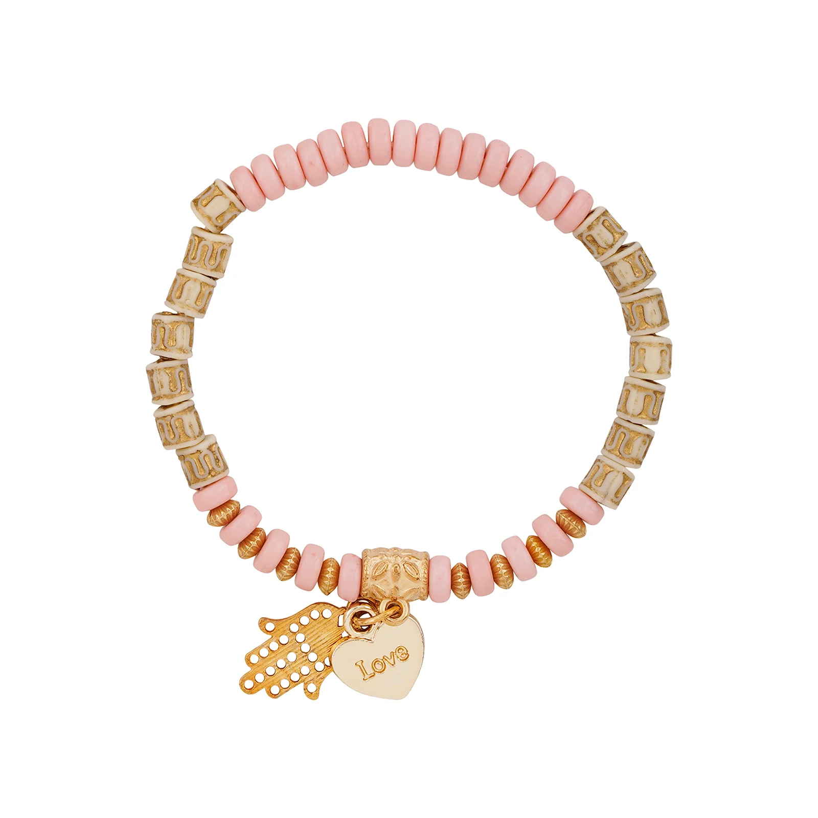 State Of Grace Pink Beaded Bracelet - Image 5