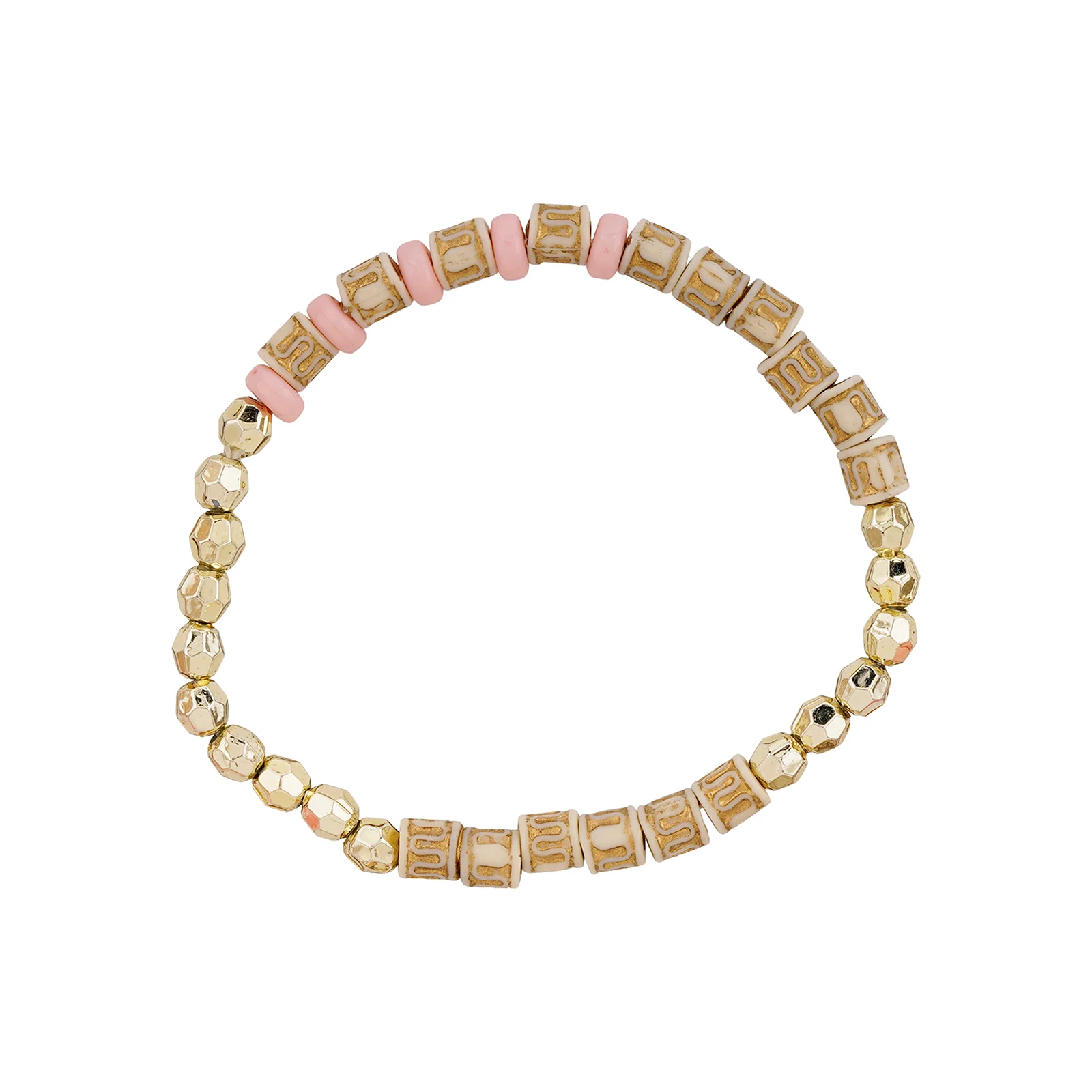 State Of Grace Pink Beaded Bracelet - Image 6