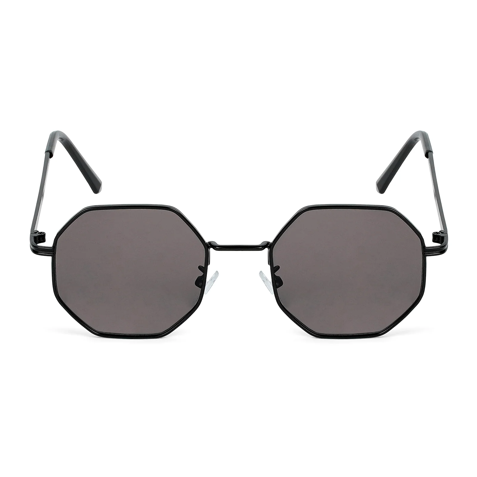 Suga Octagon Round Black Sunglasses - Image 3