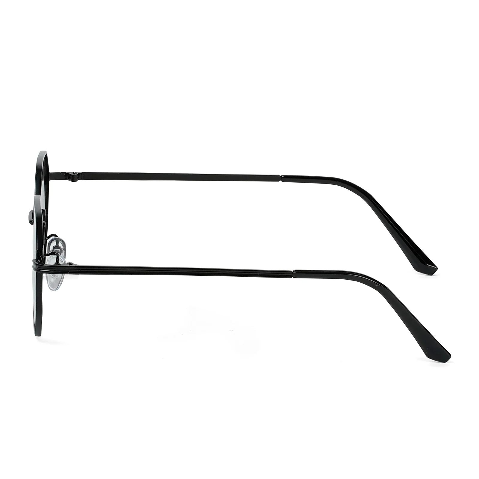 Suga Octagon Round Black Sunglasses - Image 5