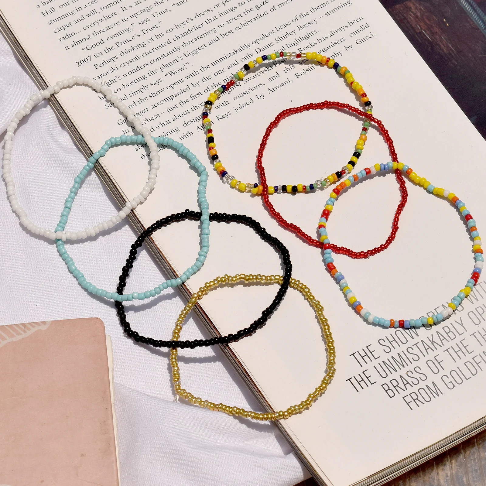 Summer Calling Set of 7 Multicolored Bracelets - Image 2