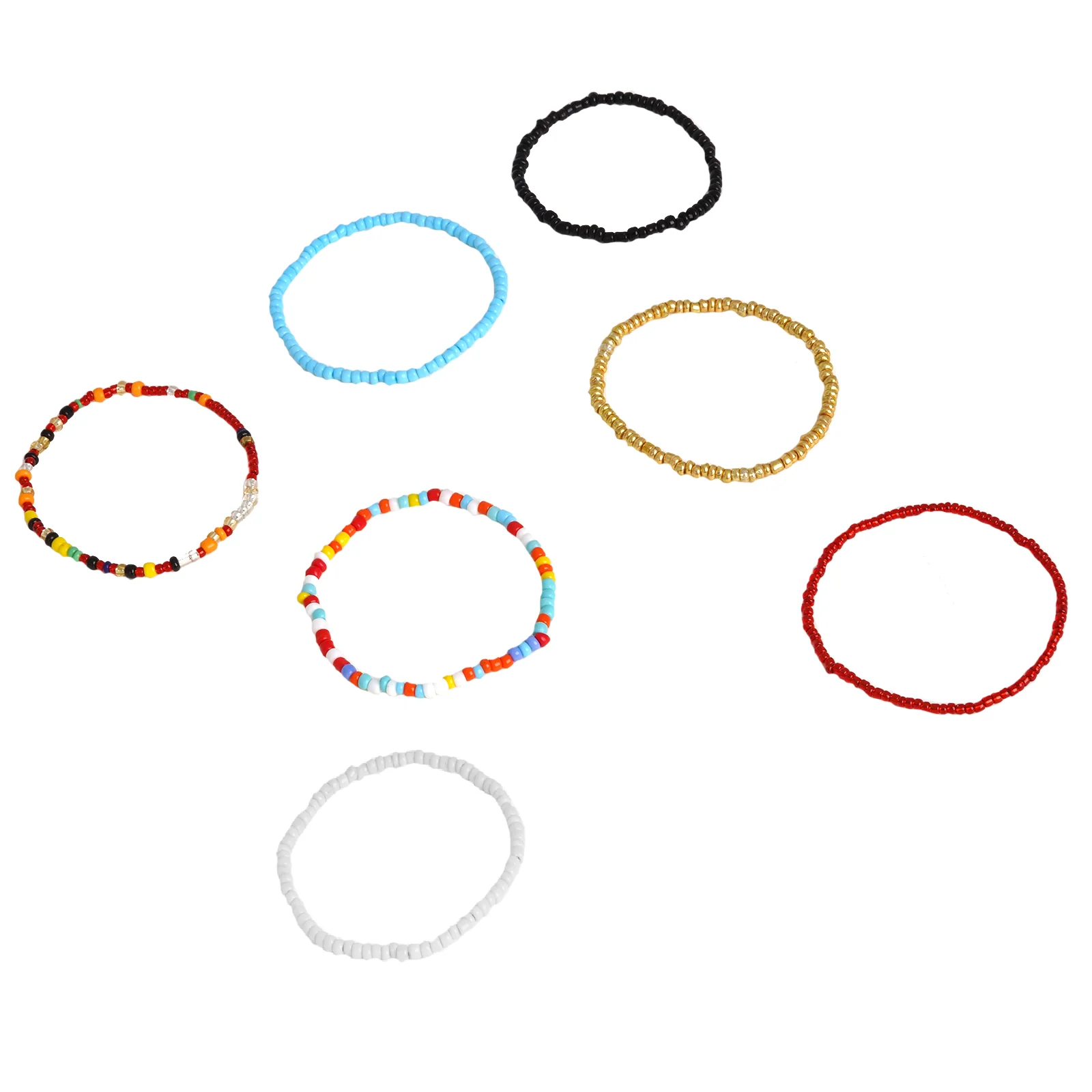 Summer Calling Set of 7 Multicolored Bracelets - Image 3