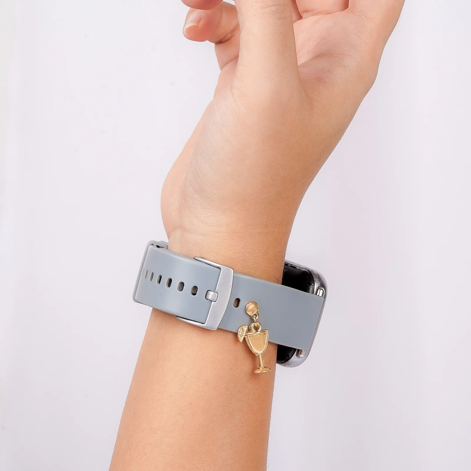 Sunday Brunch Gold Pin Watch Charm - Image 2