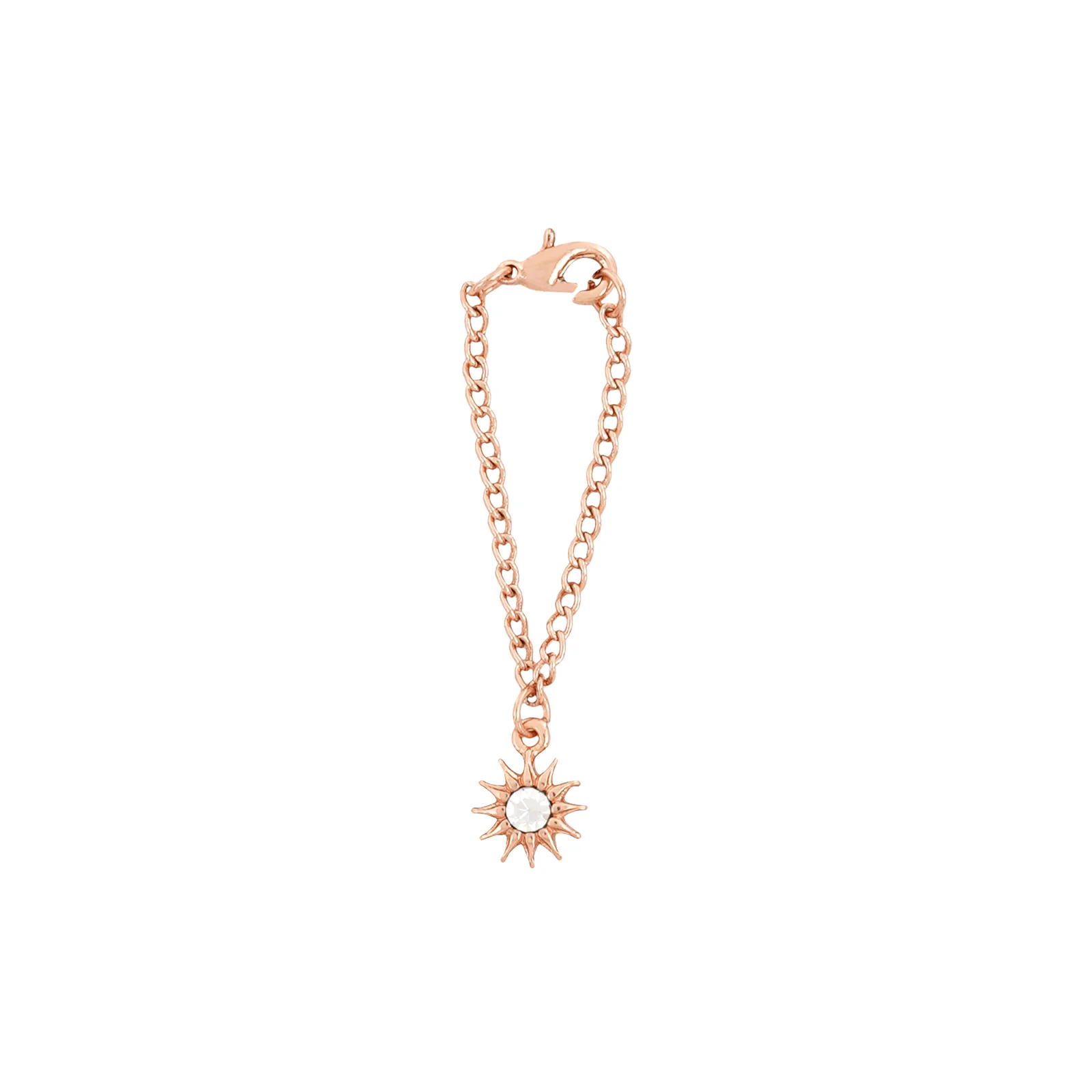 Sunday Rhinestone Rosegold Watch Charm - Image 3