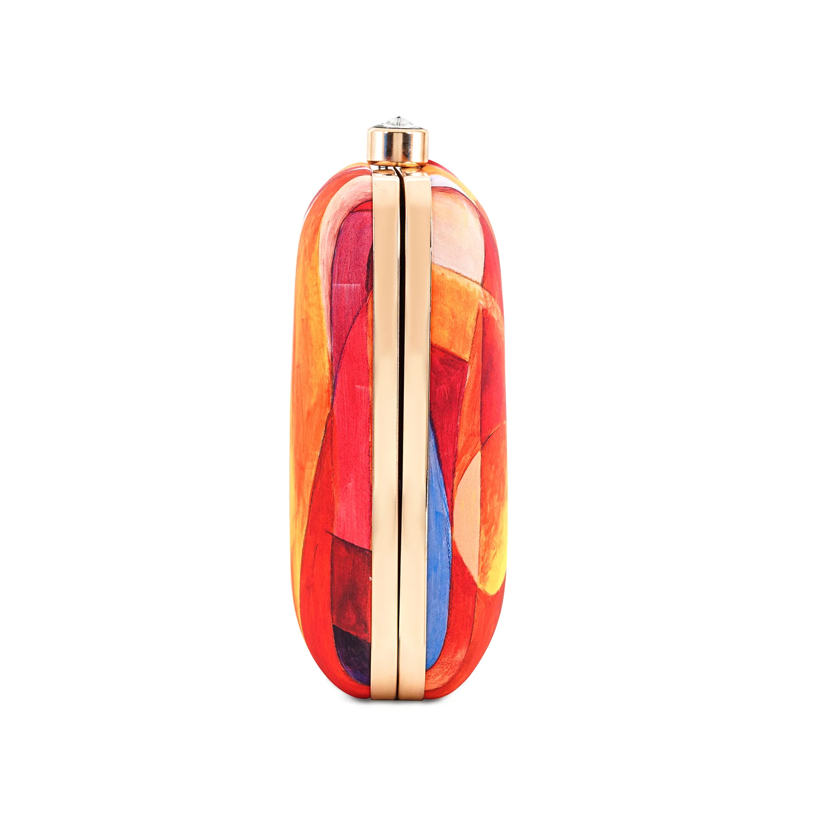 Sunny Amber Multicolour Printed Clutch - Image 6
