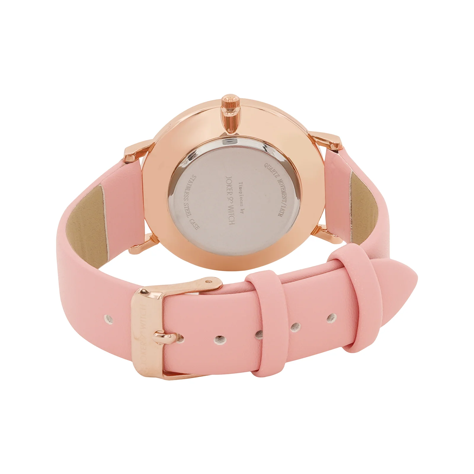 Printed Sunrise Pink Medium Dial PU Strap Women's Watch - Image 6