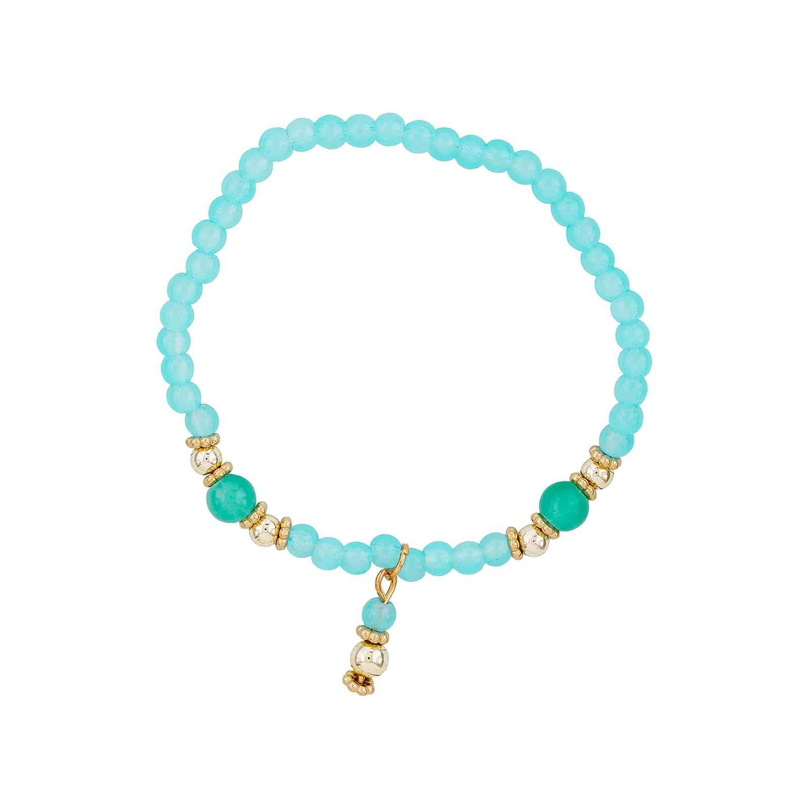 Sweeter Than Fiction Blue Beaded Bracelet - Image 5