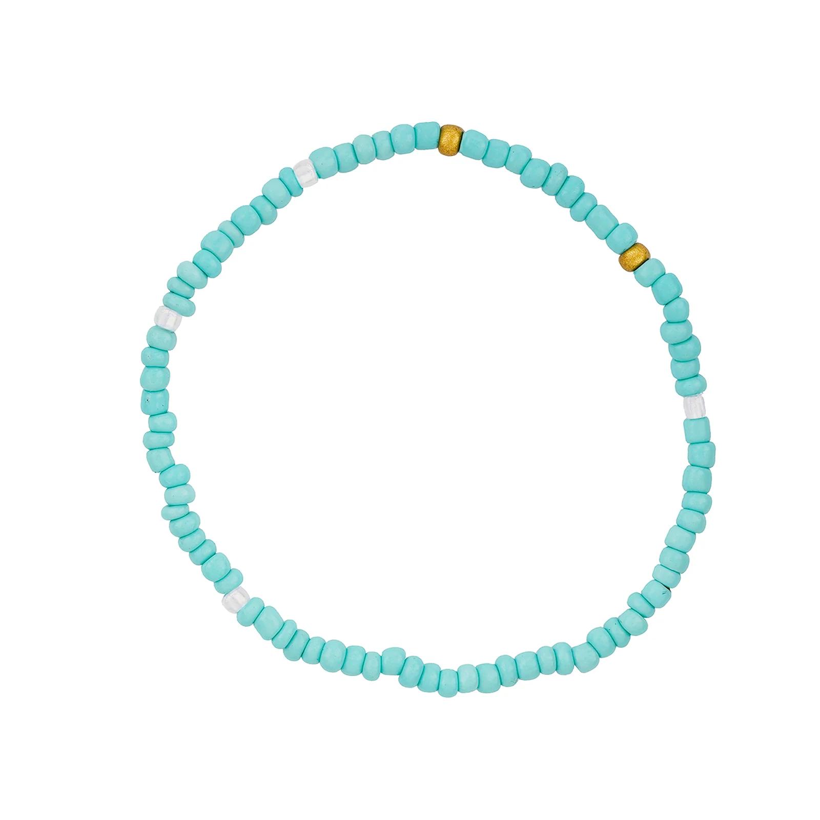 Sweeter Than Fiction Blue Beaded Bracelet - Image 9