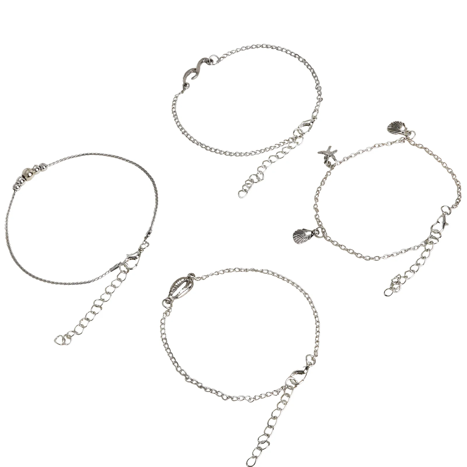Take me to the beach Silver Anklet - Image 3
