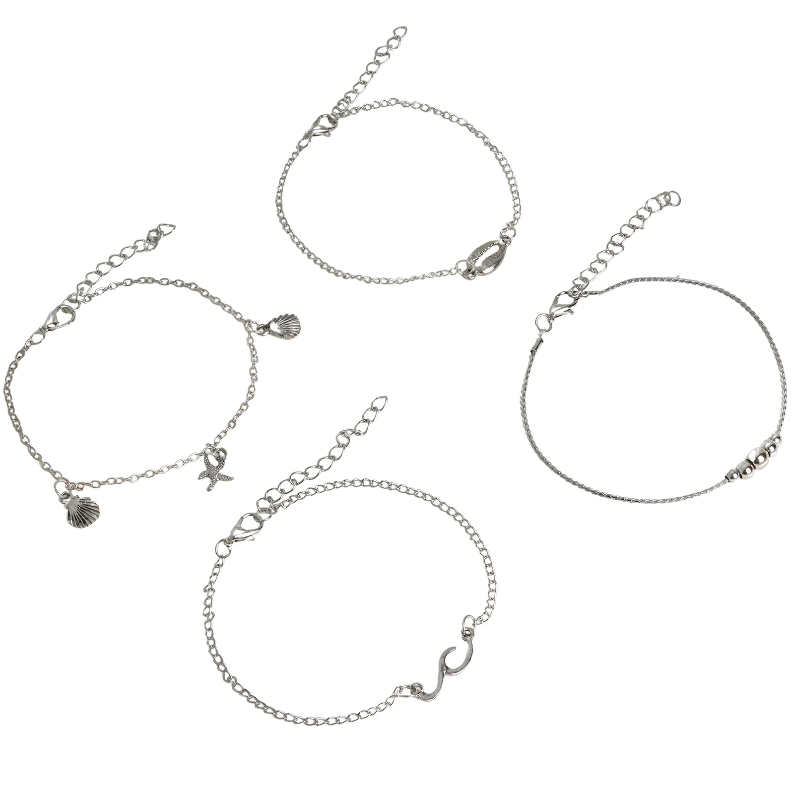 Take me to the beach Silver Anklet - Image 4