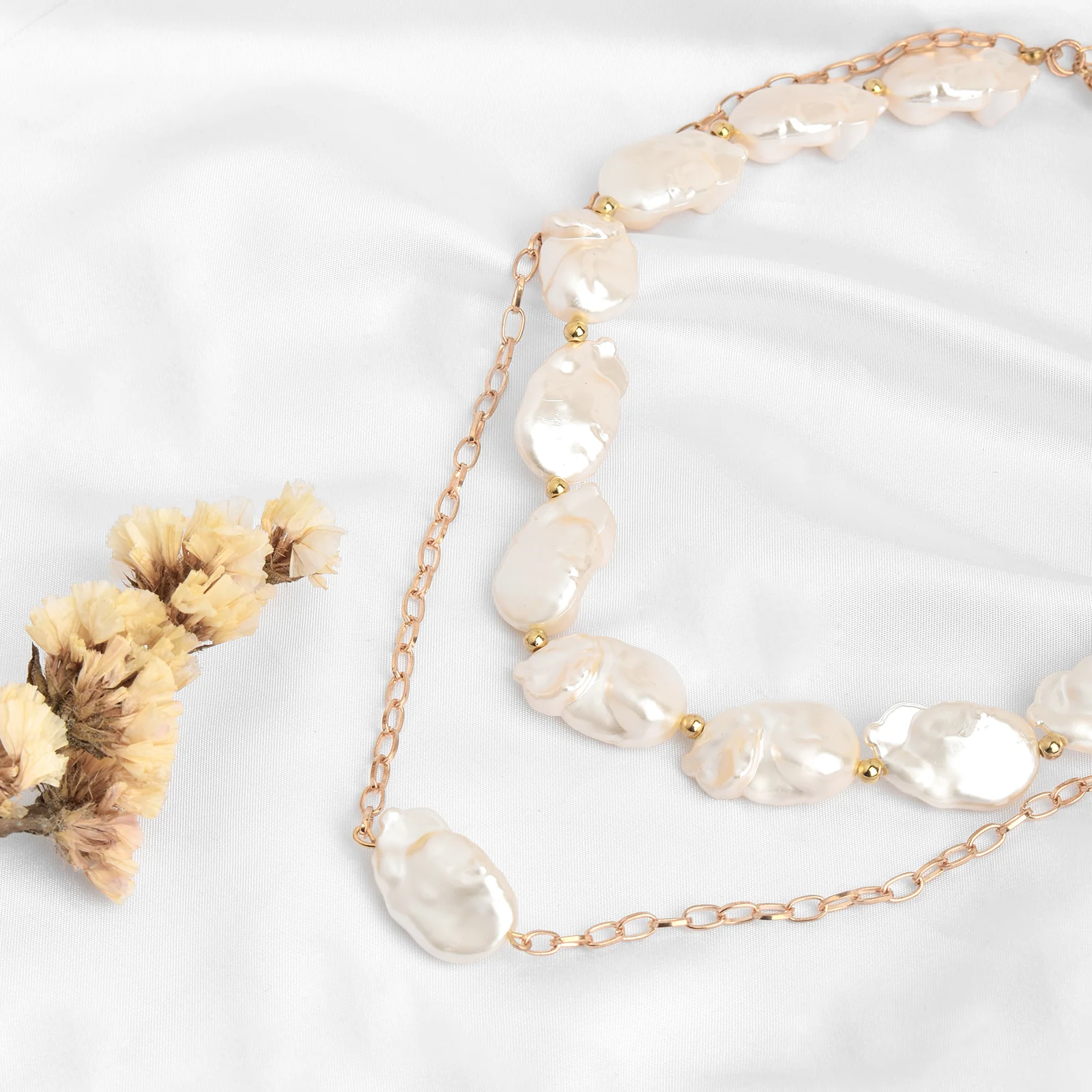 Tansy Pearl Layered Necklace - Image 2