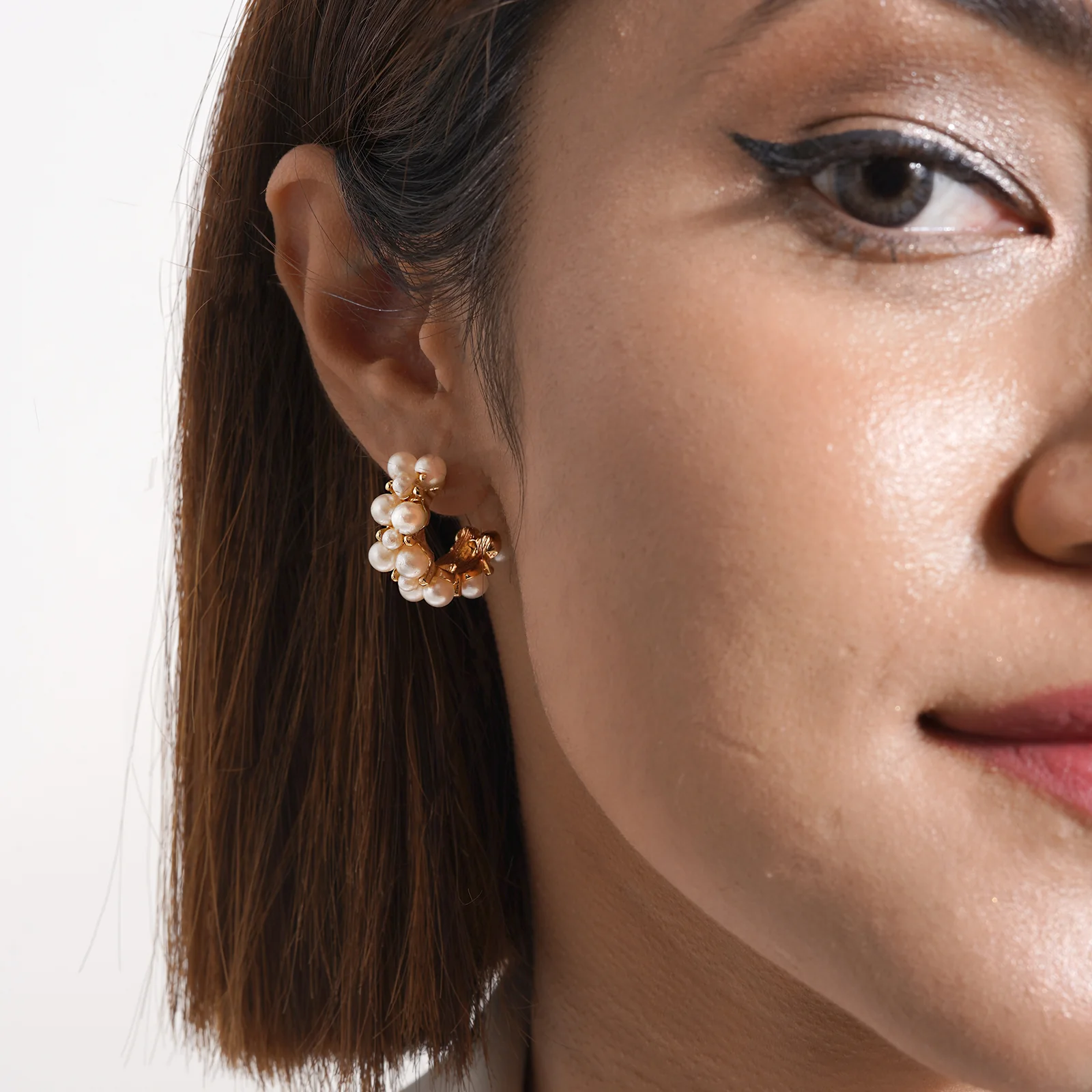 Tasha Tassle Hoop Stud Combo Earring Set - Image 2