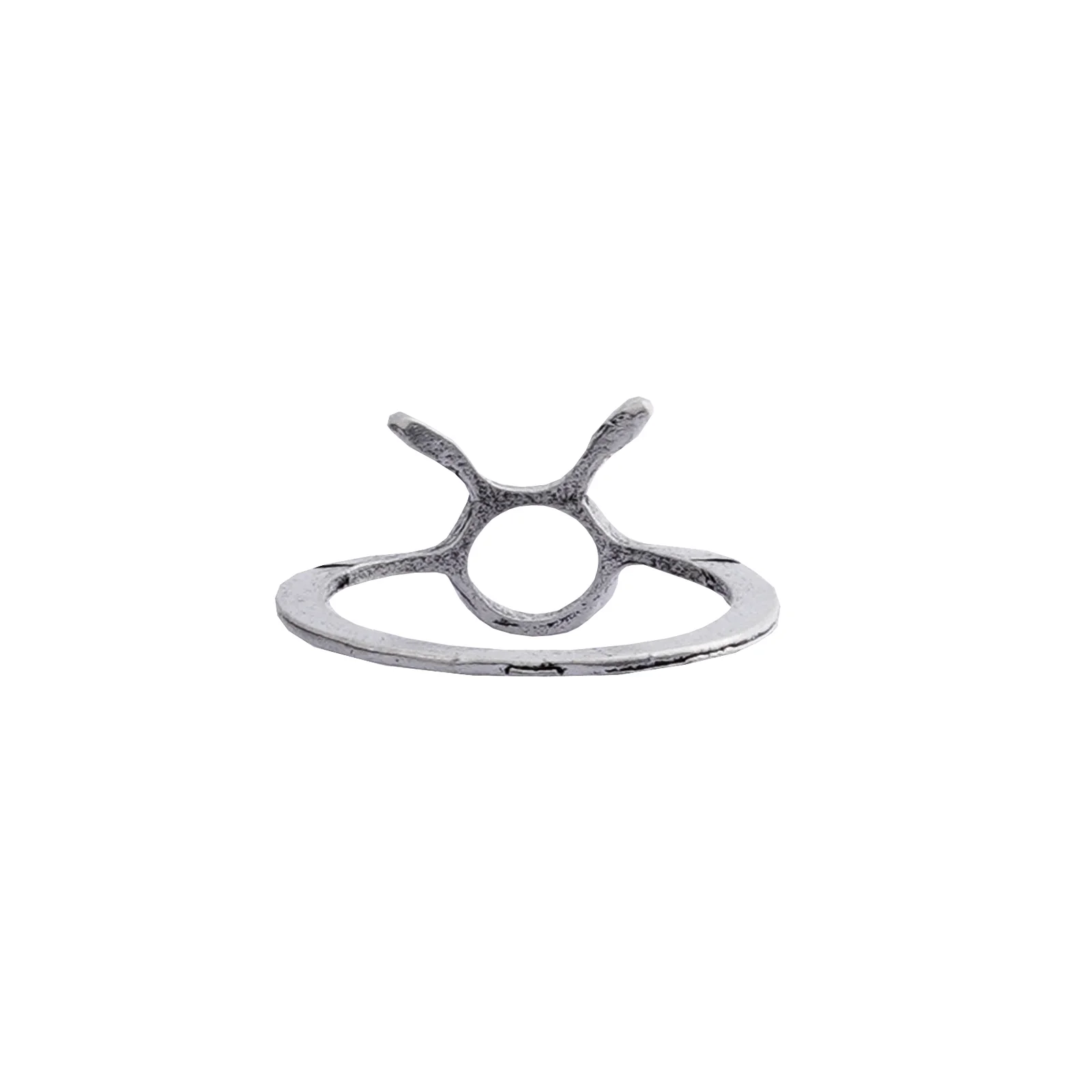 Taurus Zodiac Silver Ring - Image 4
