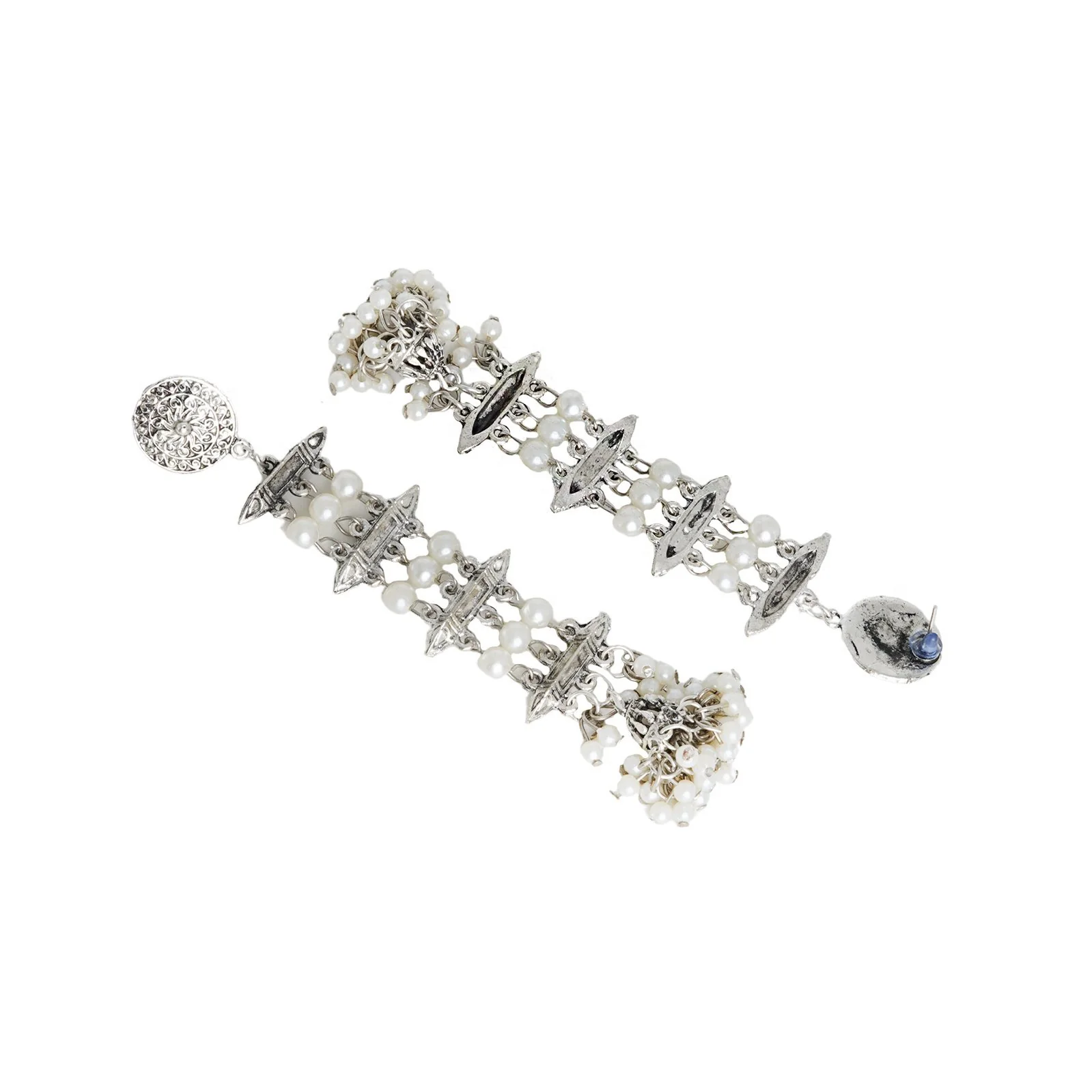 Teejh Aabha Silver Oxidised Jewelry Gift Set - Image 3