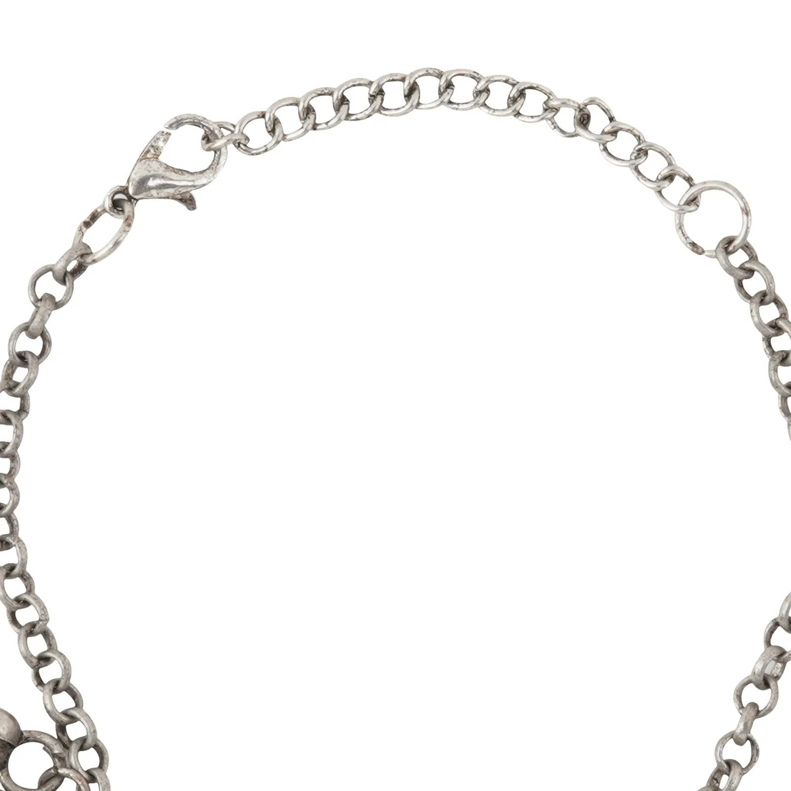 Teejh Aafrah Ghungroo Silver Oxidised Bracelet - Image 6