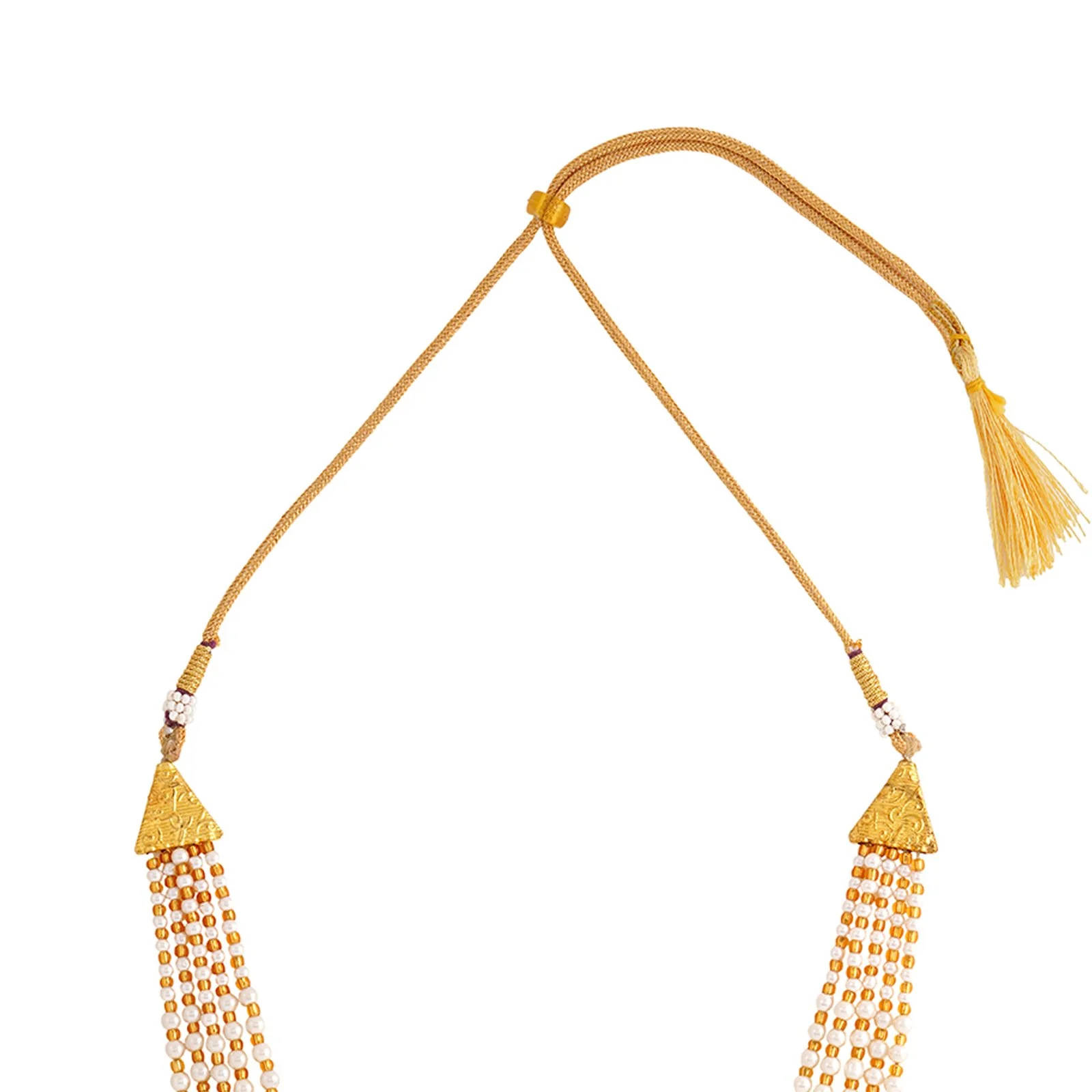 Teejh Aarushi Black Bead and Pearl Necklace - Image 4