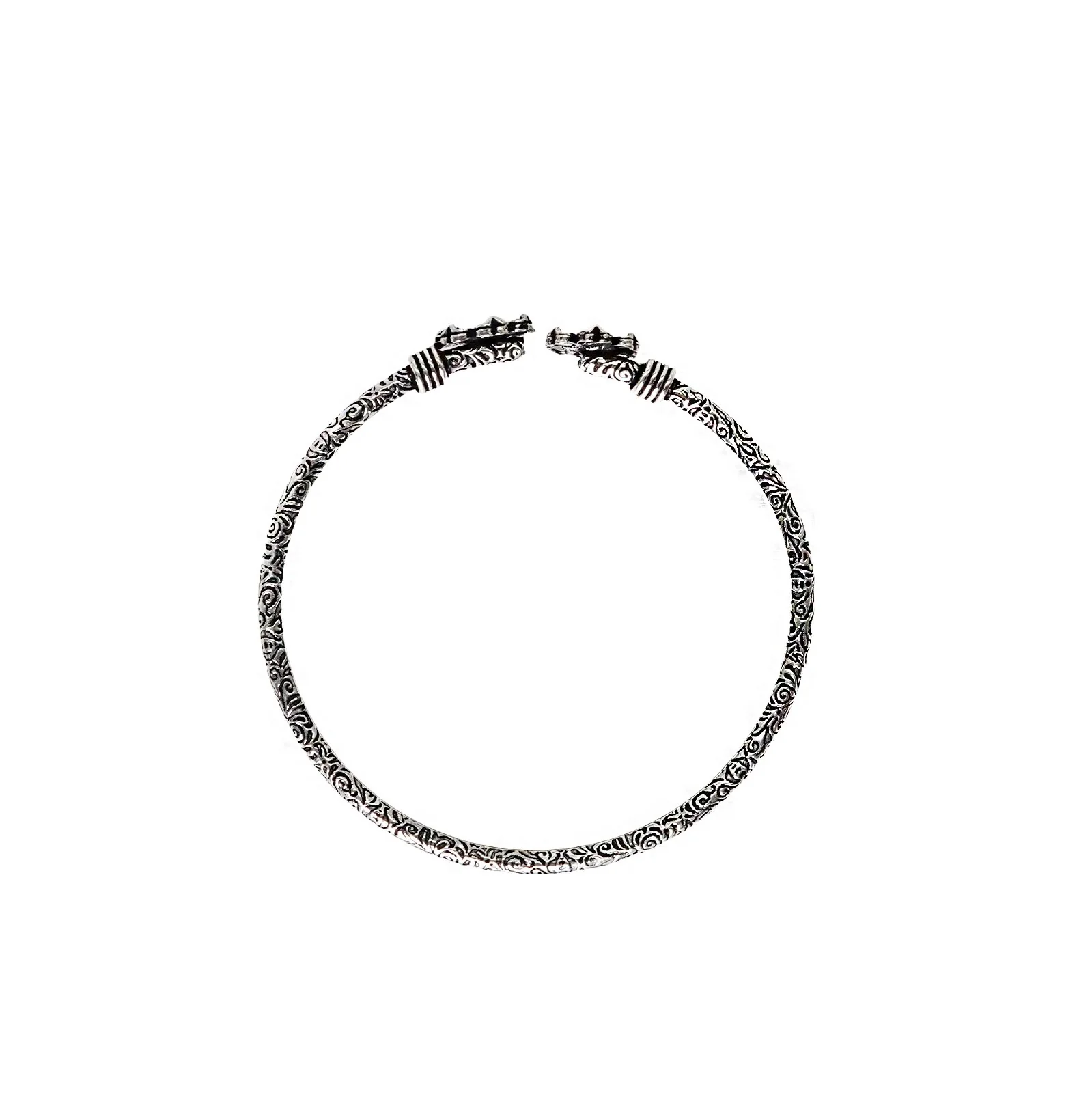 Teejh Aastha Silver Oxidised Floral Bracelet - Image 5