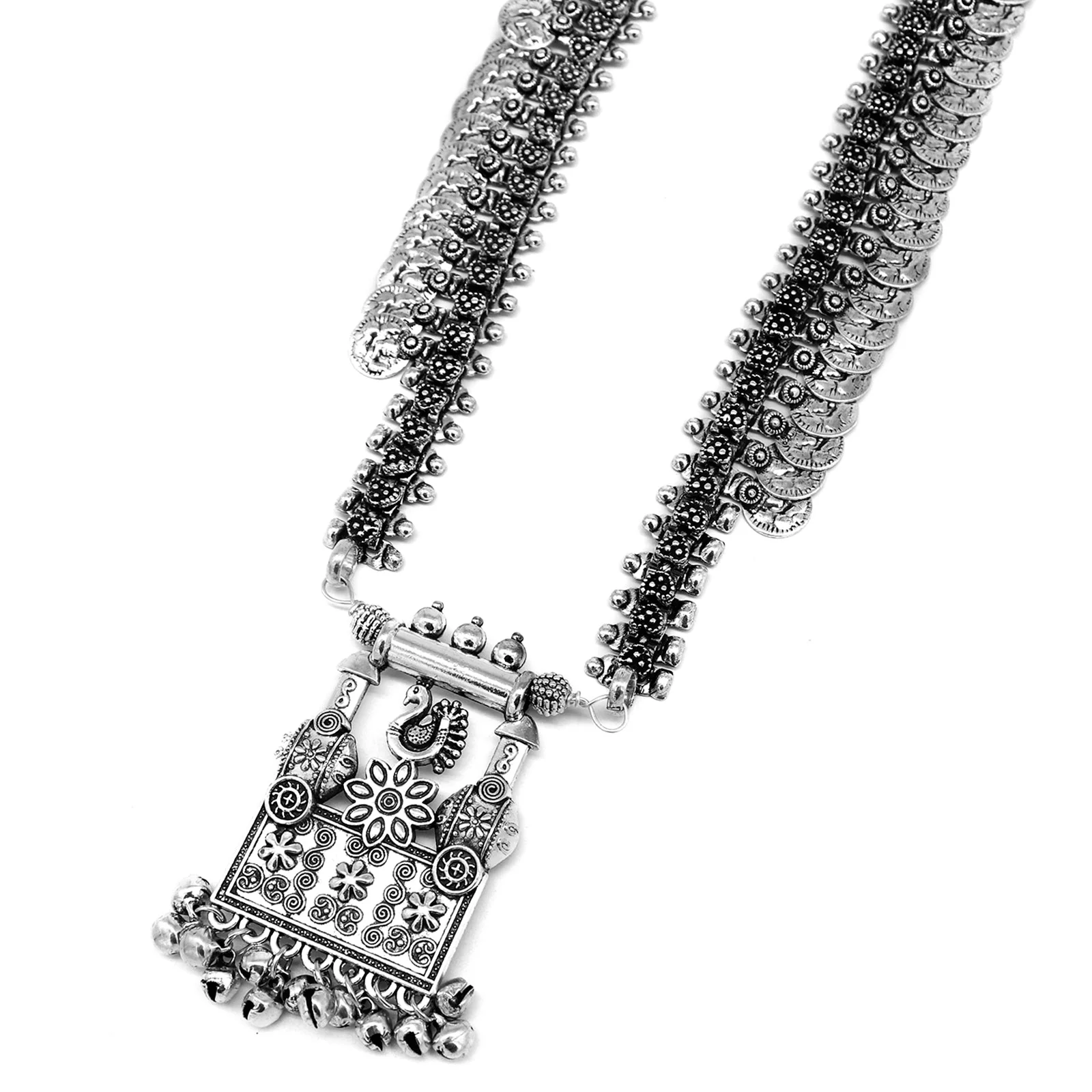 Teejh Achal Silver Oxidised Jewelry Gift Set - Image 2