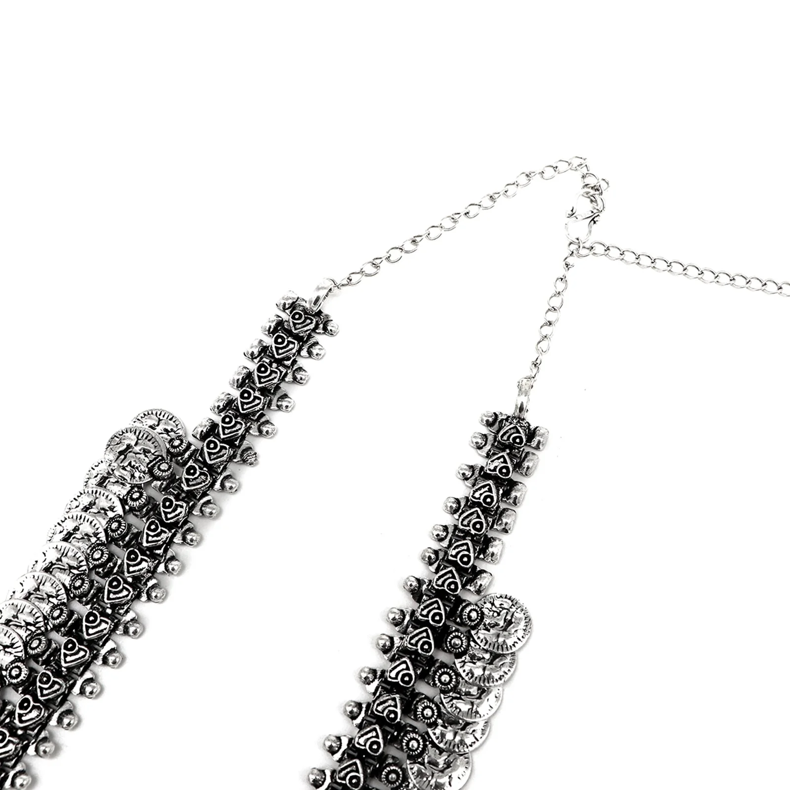 Teejh Achal Silver Oxidised Jewelry Gift Set - Image 3