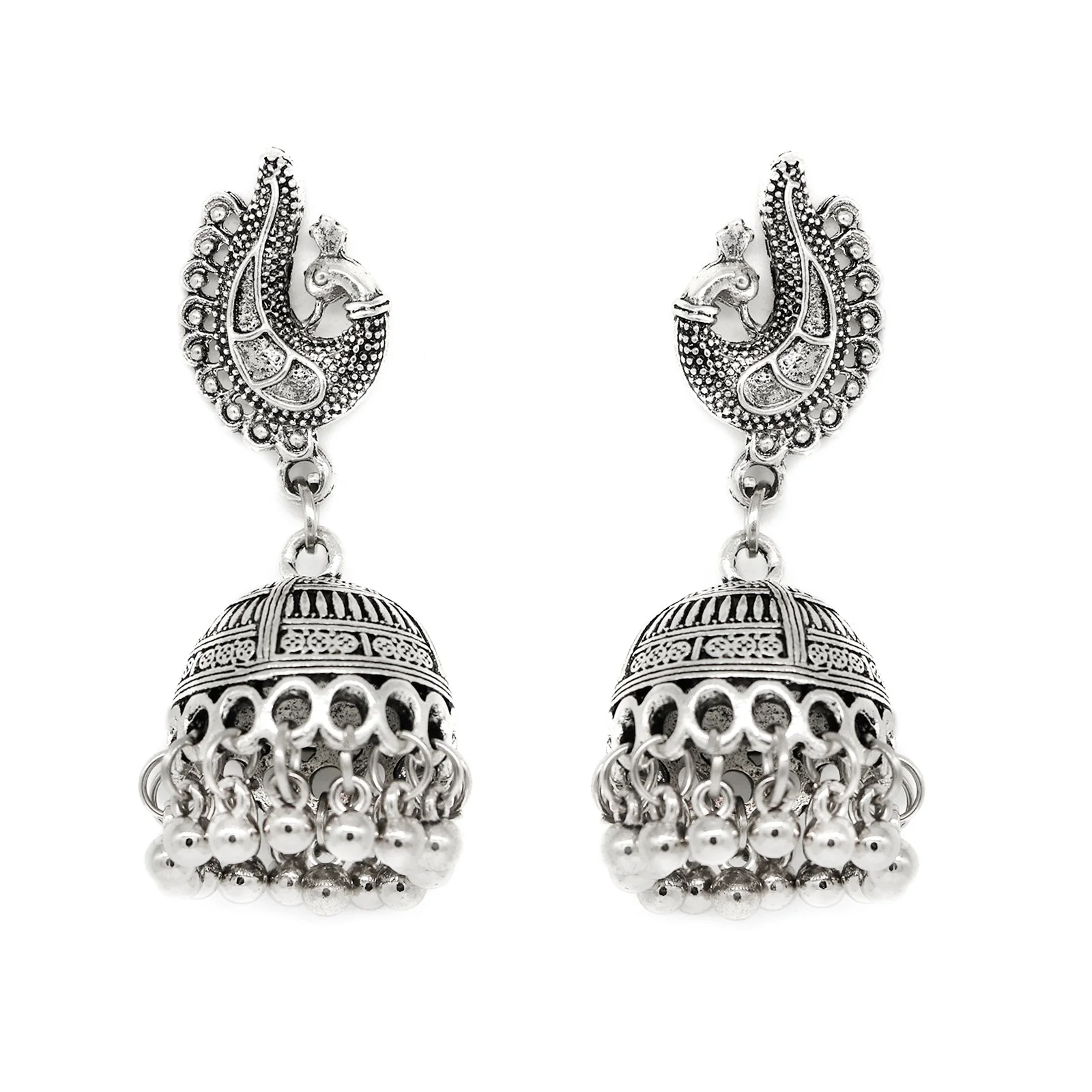 Teejh Achal Silver Oxidised Jewelry Gift Set - Image 4