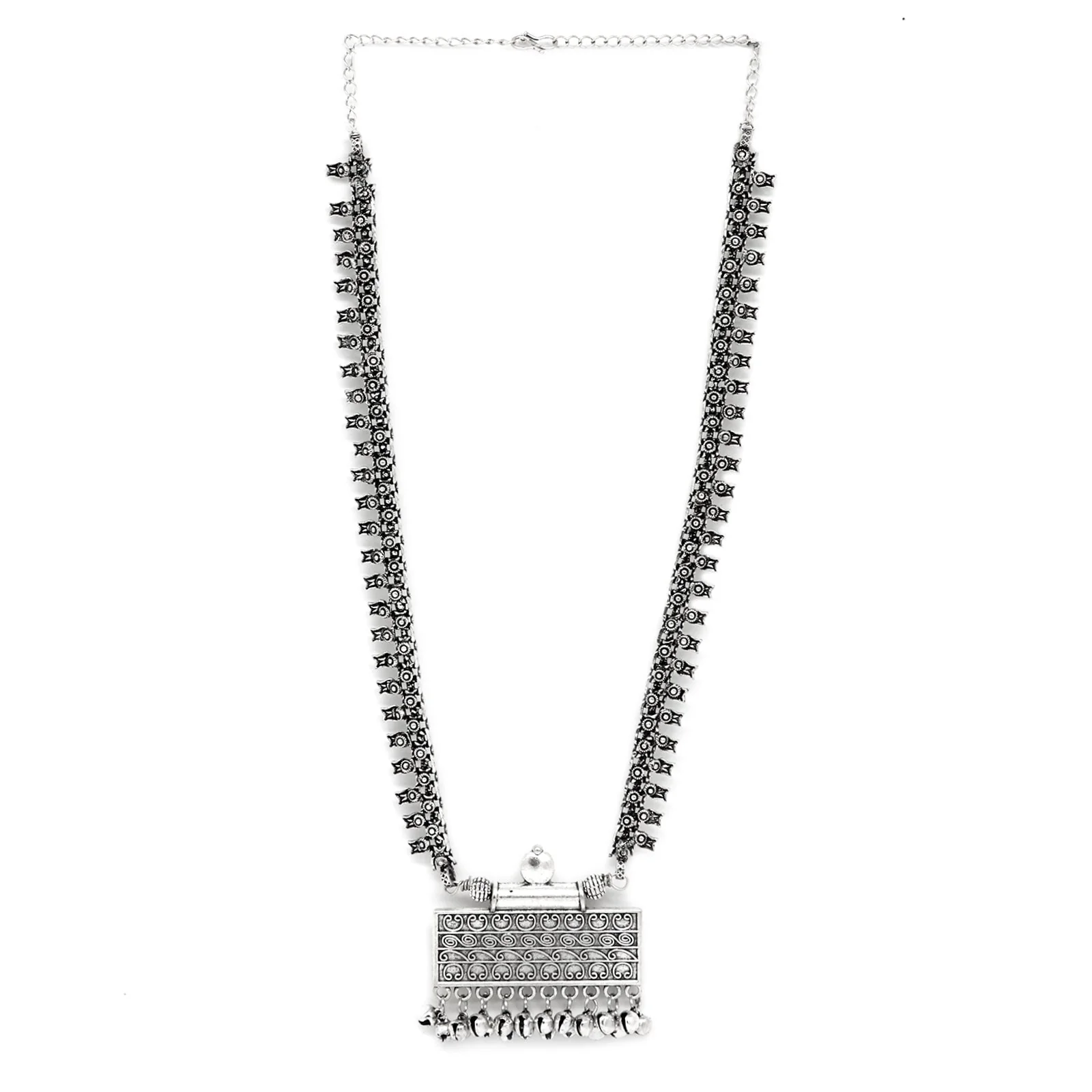 Teejh Aishala Silver Oxidised Jewelry Gift Set - Image 2