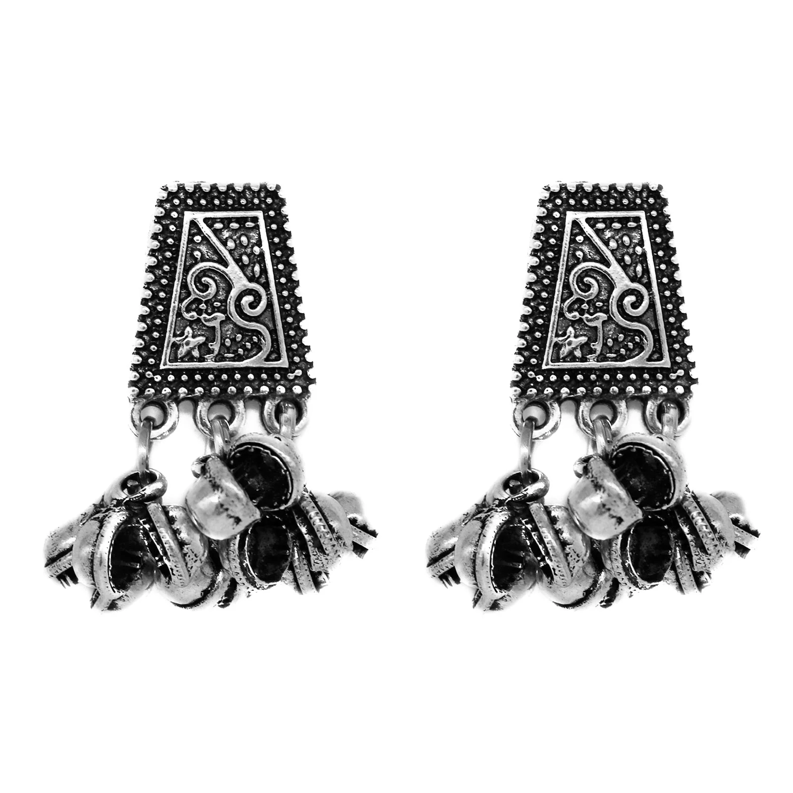Teejh Aishala Silver Oxidised Jewelry Gift Set - Image 3