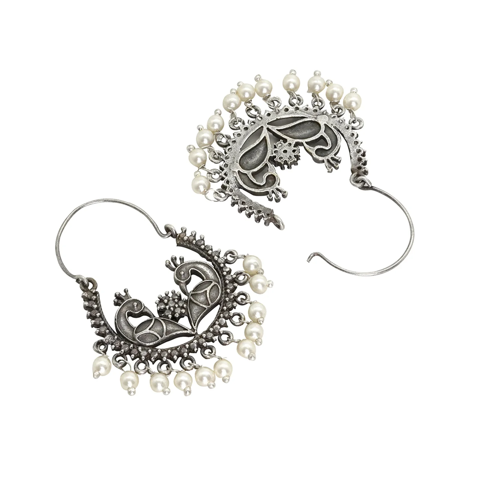 Teejh Ajastha Silver Oxidised Jewelry Set - Image 2