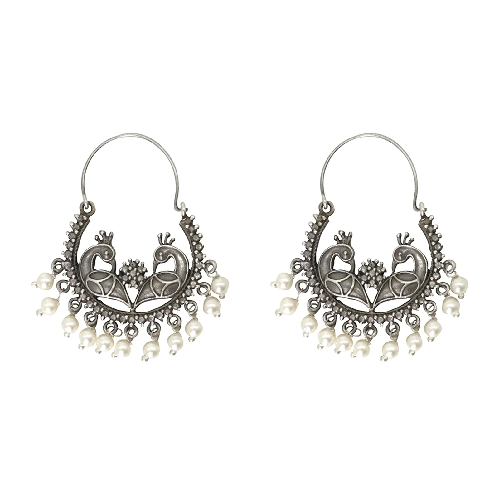 Teejh Ajastha Silver Oxidised Jewelry Set - Image 3