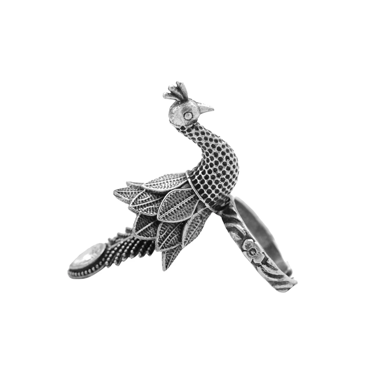 Teejh Ajastha Silver Oxidised Jewelry Set - Image 4