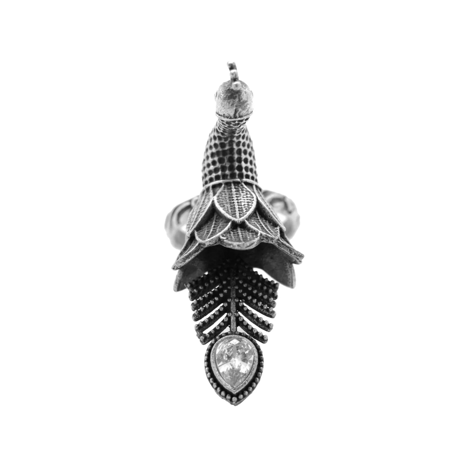 Teejh Ajastha Silver Oxidised Jewelry Set - Image 6