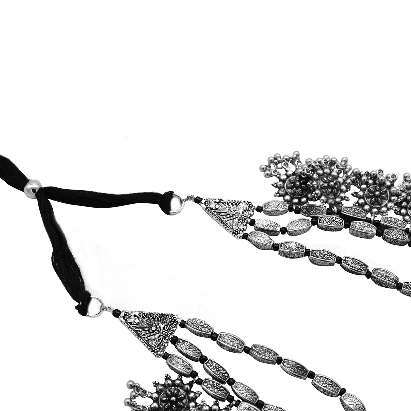 Teejh Ameena Silver Oxidized Jewelry Gift Set - Image 3