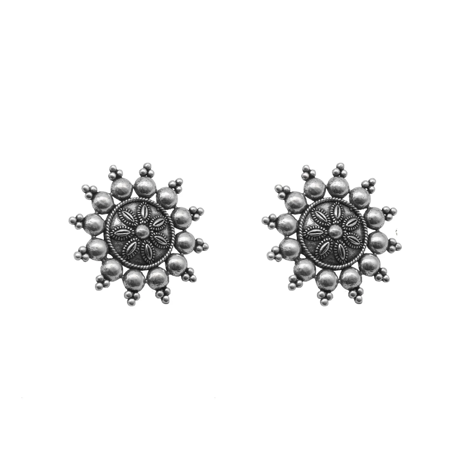 Teejh Ameena Silver Oxidized Jewelry Gift Set - Image 4