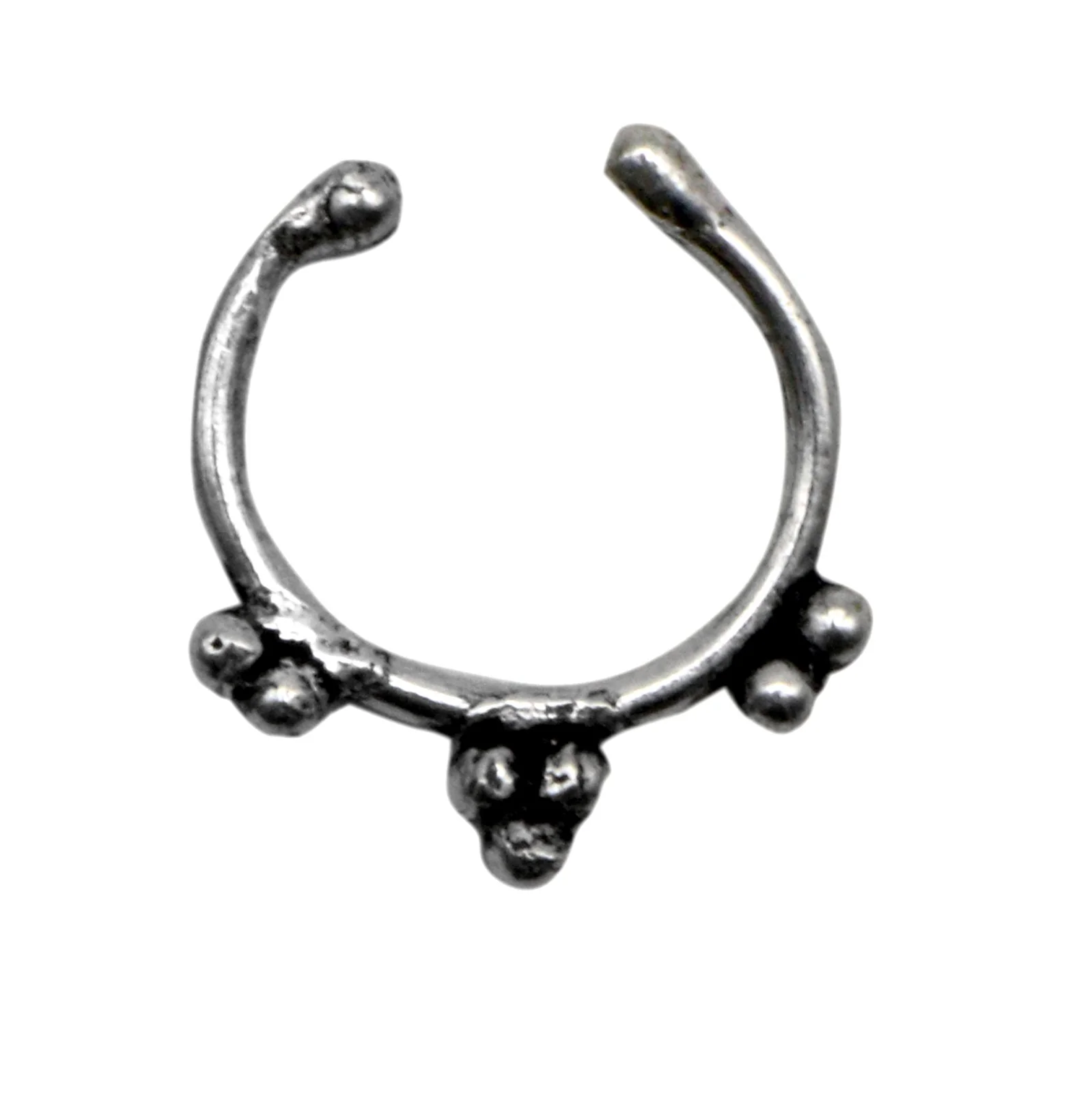 Ameya Silver Nose pin - Image 3