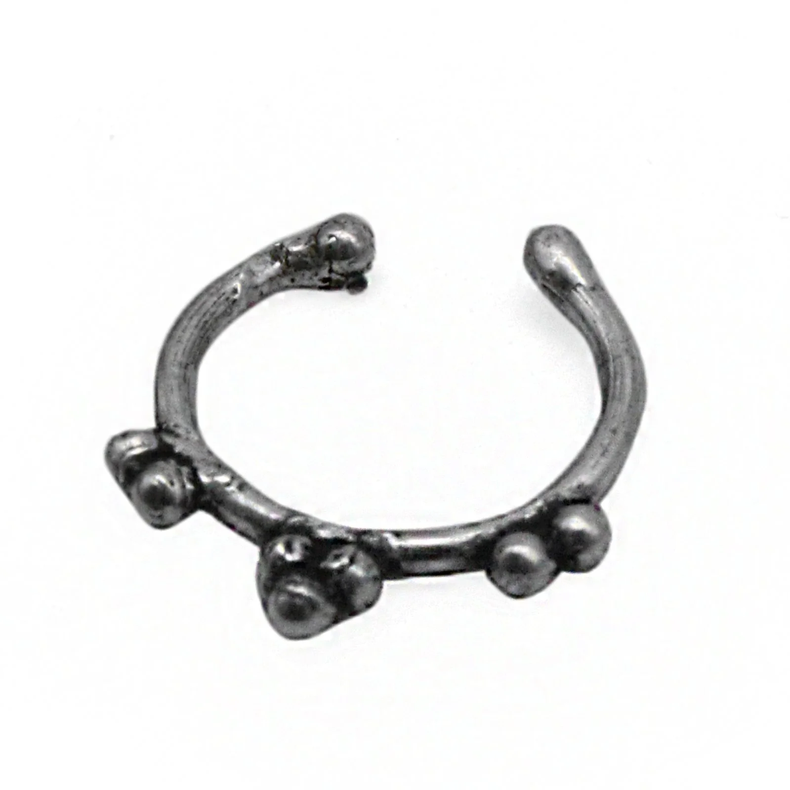 Ameya Silver Nose pin - Image 4