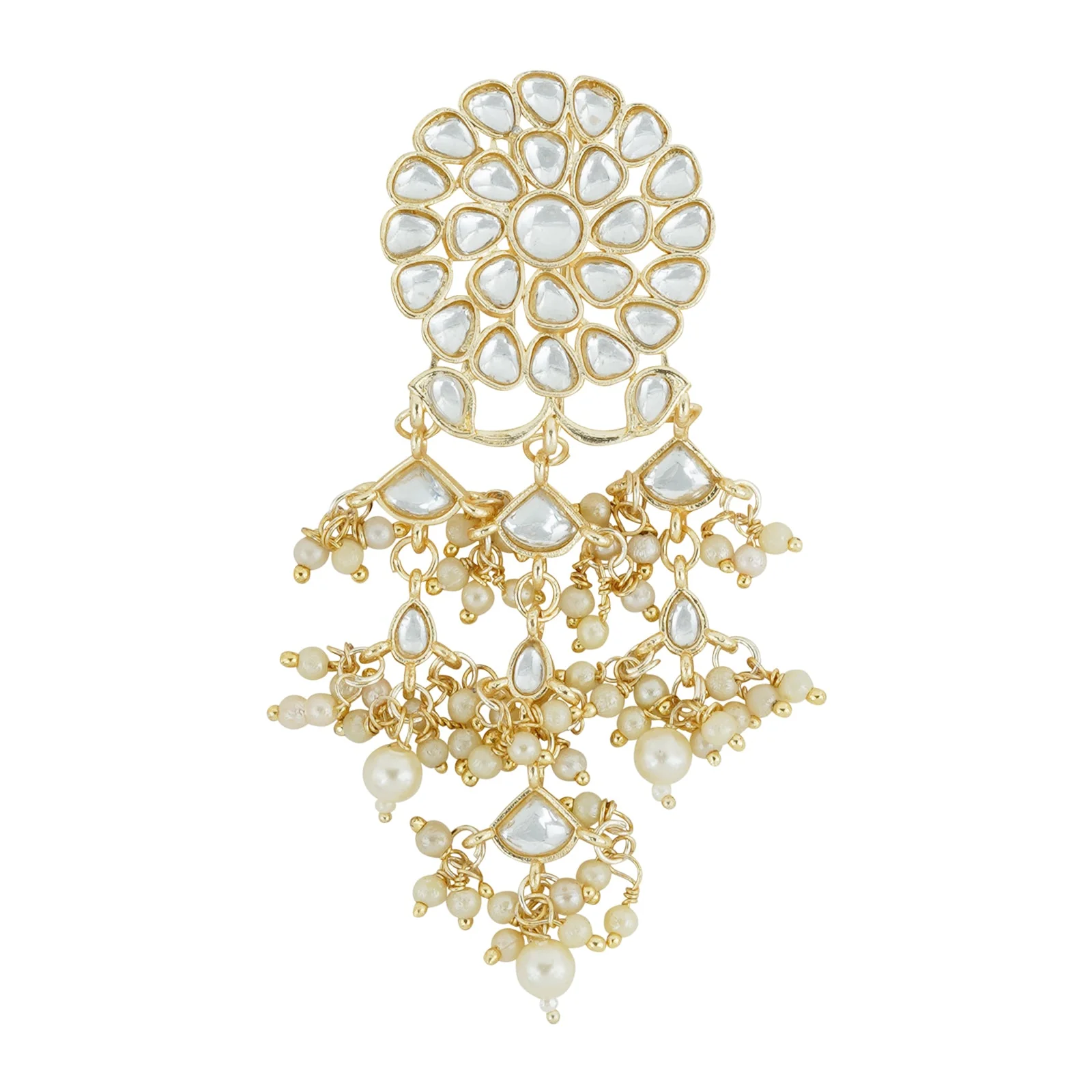 Teejh Amiyaa Pearl and Polki Juda Pin - Image 2