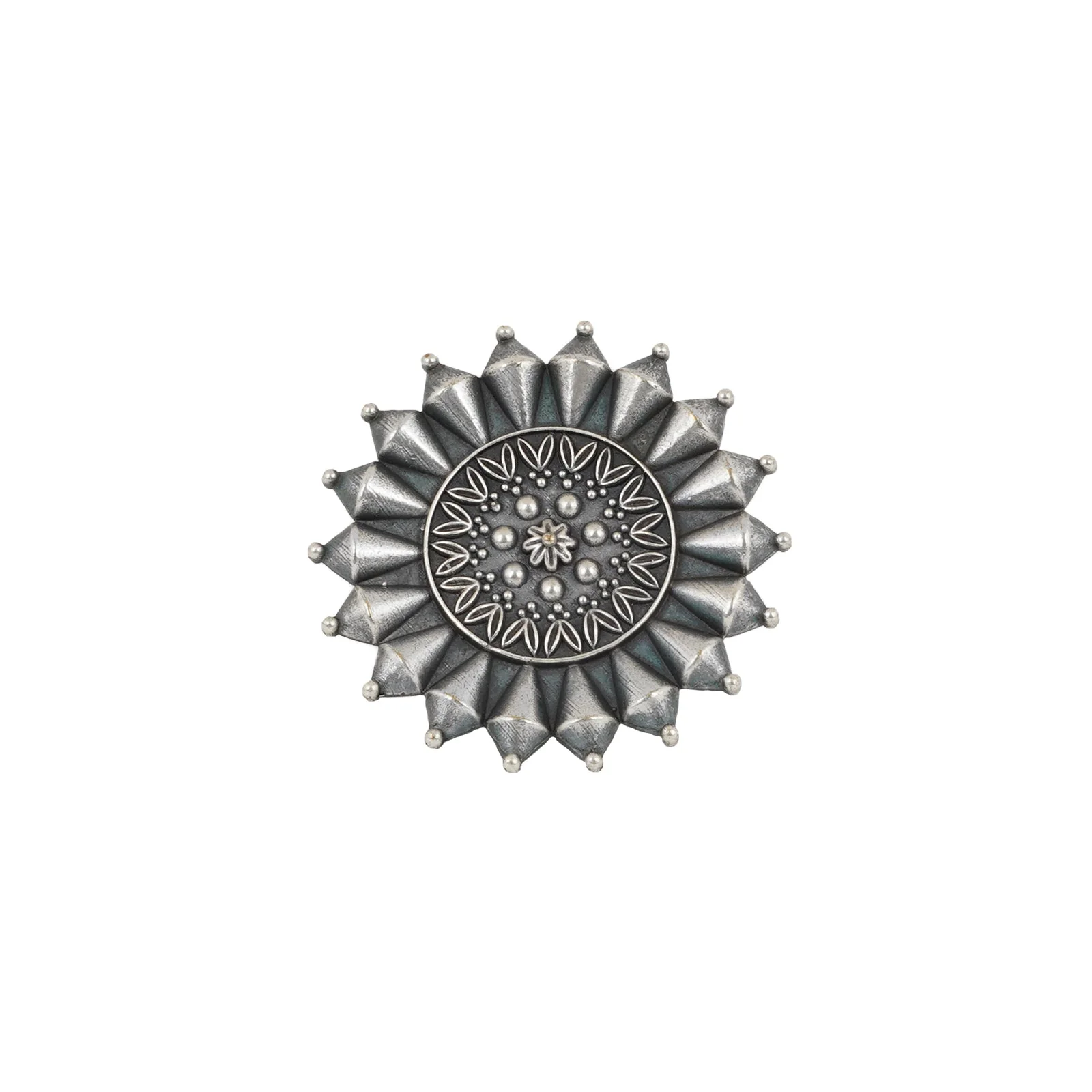 Teejh Amodini Silver Oxidised Ring - Image 3