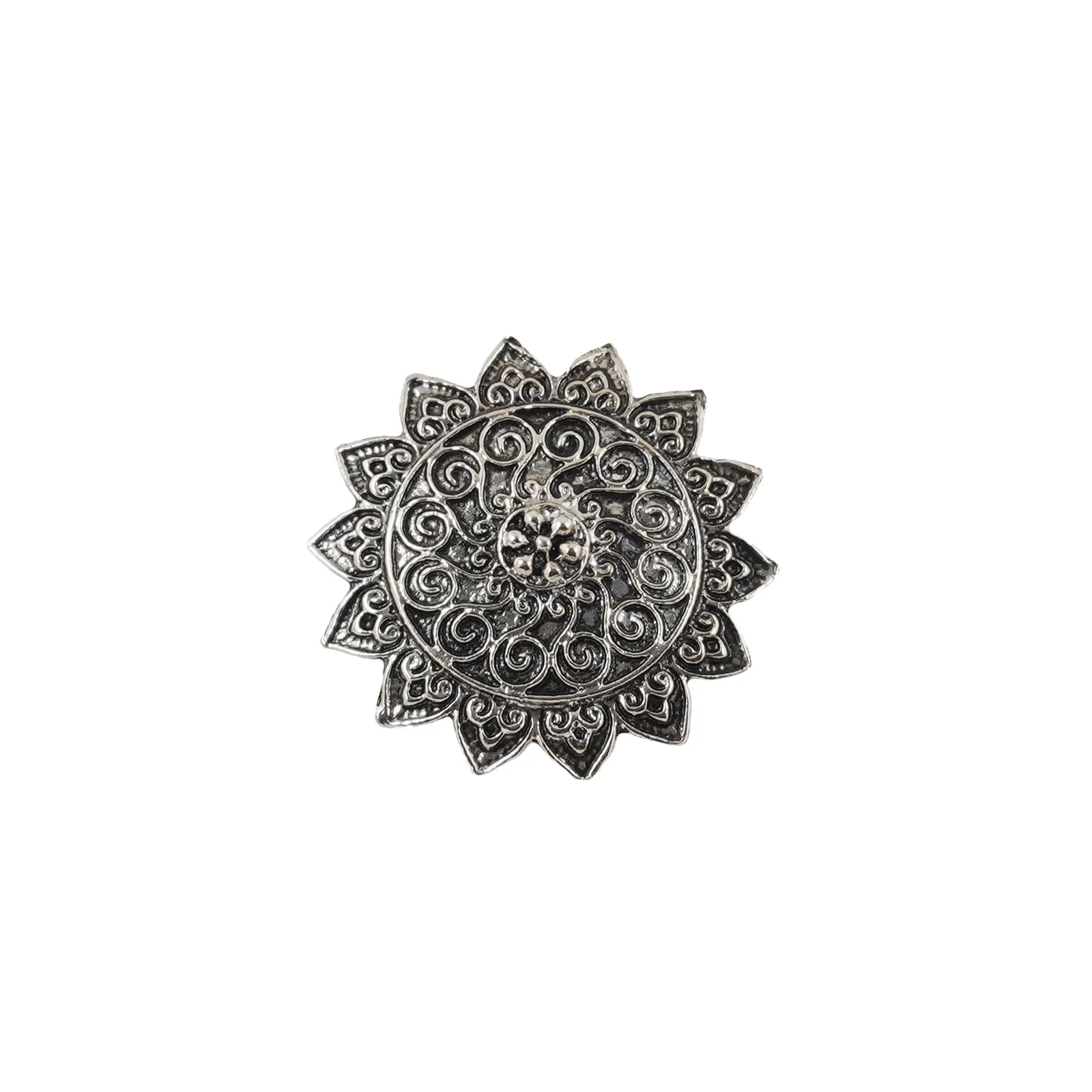 Teejh Anaia Silver Oxidised Ring - Image 3