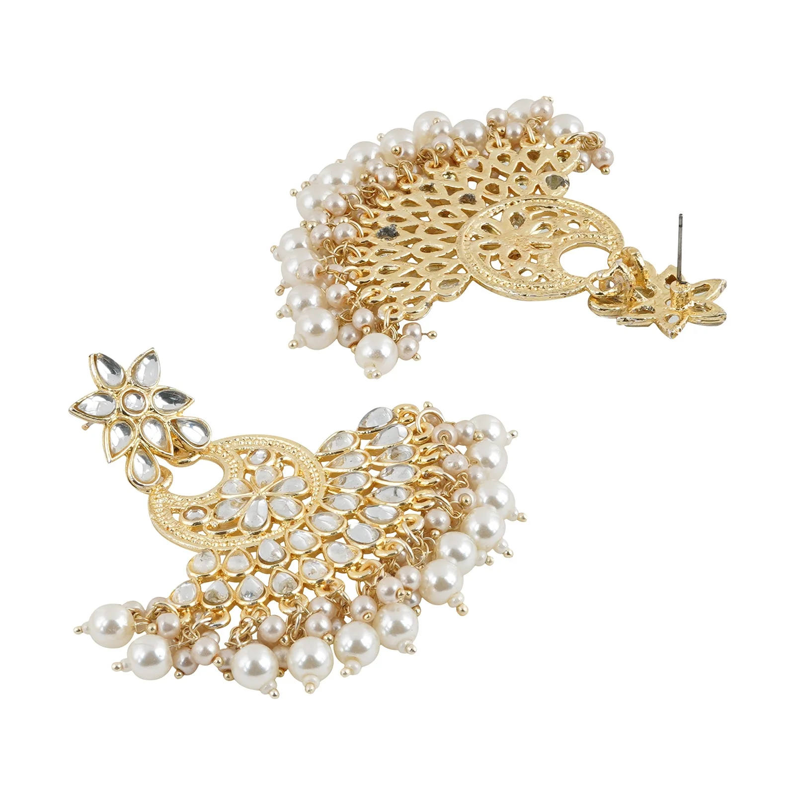 Teejh Anamika Pearl and Polki Earring - Image 5