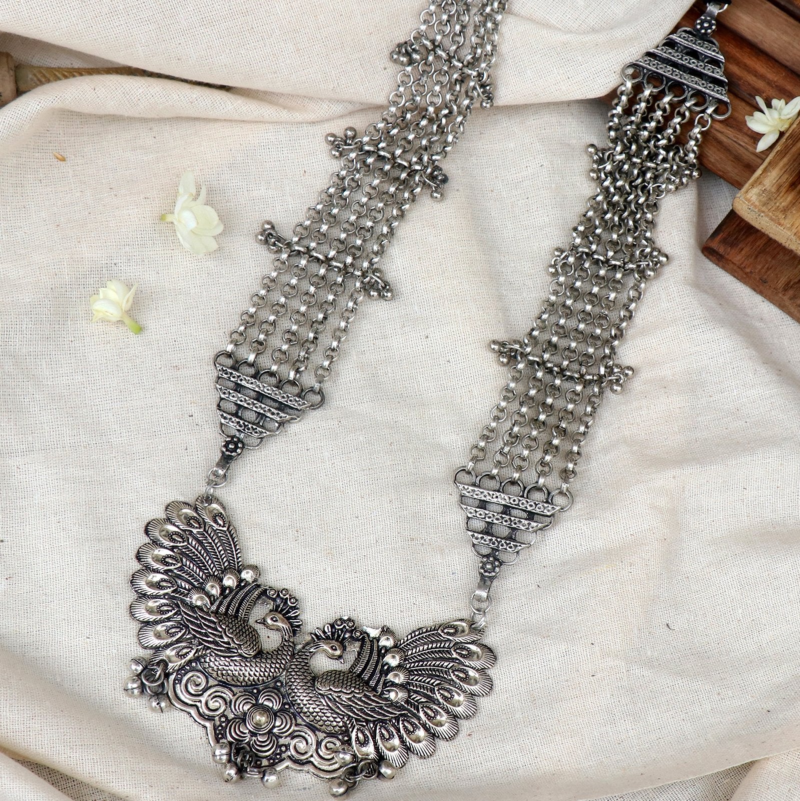 Teejh Anika Peacock Long Necklace - Image 2