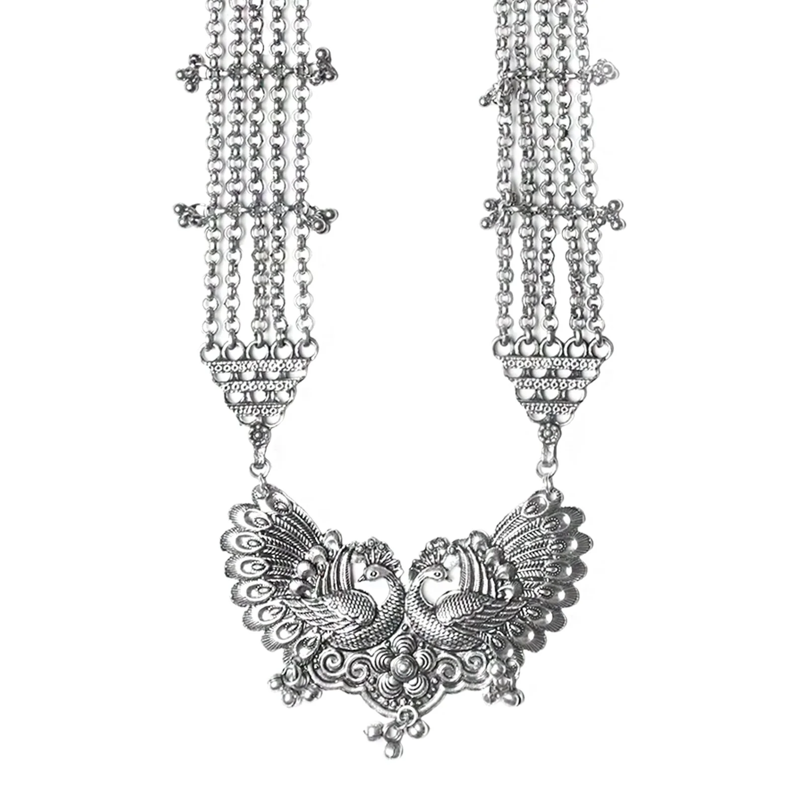 Teejh Anika Peacock Long Necklace - Image 4