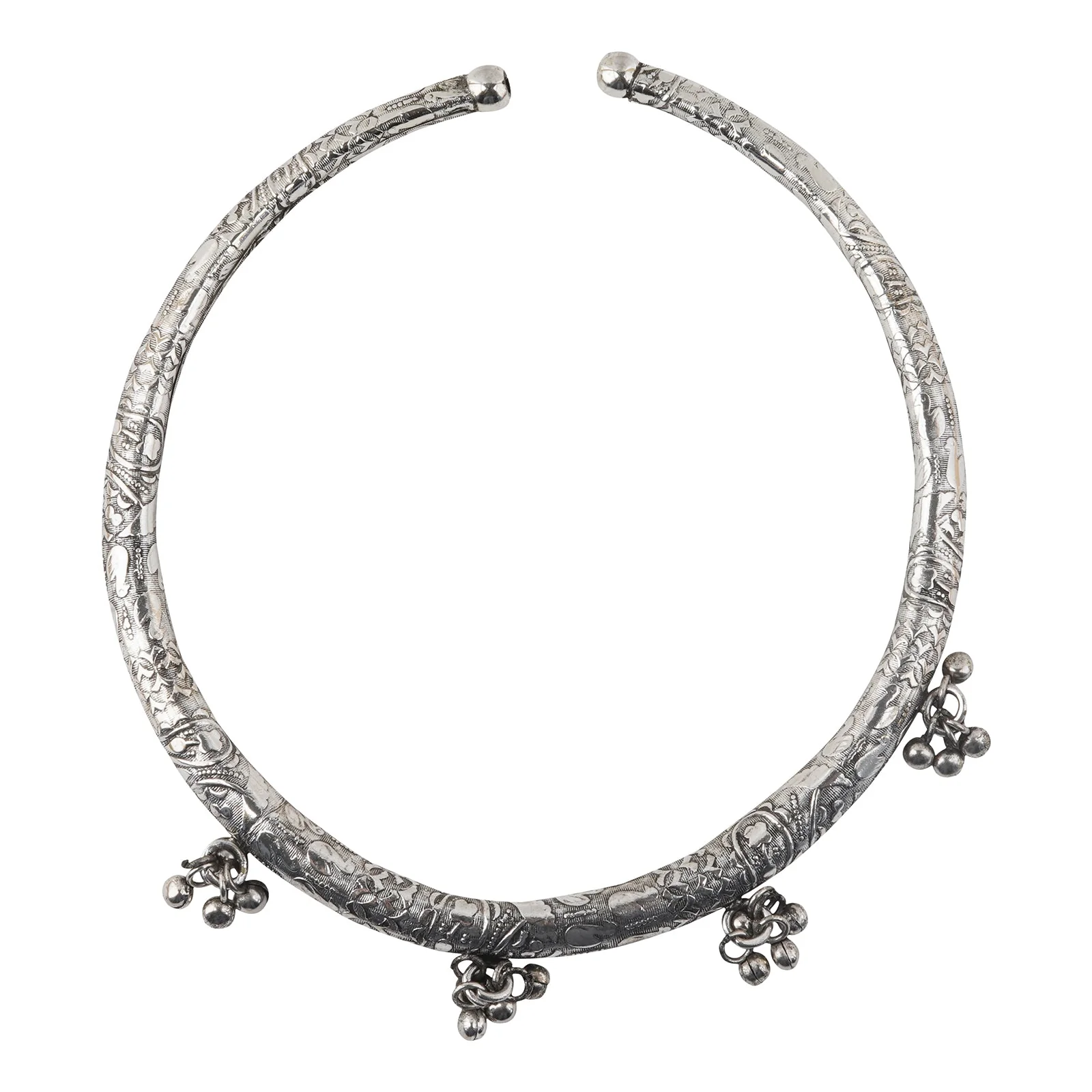 Teejh Bekuri Silver Oxidised Necklace - Image 3